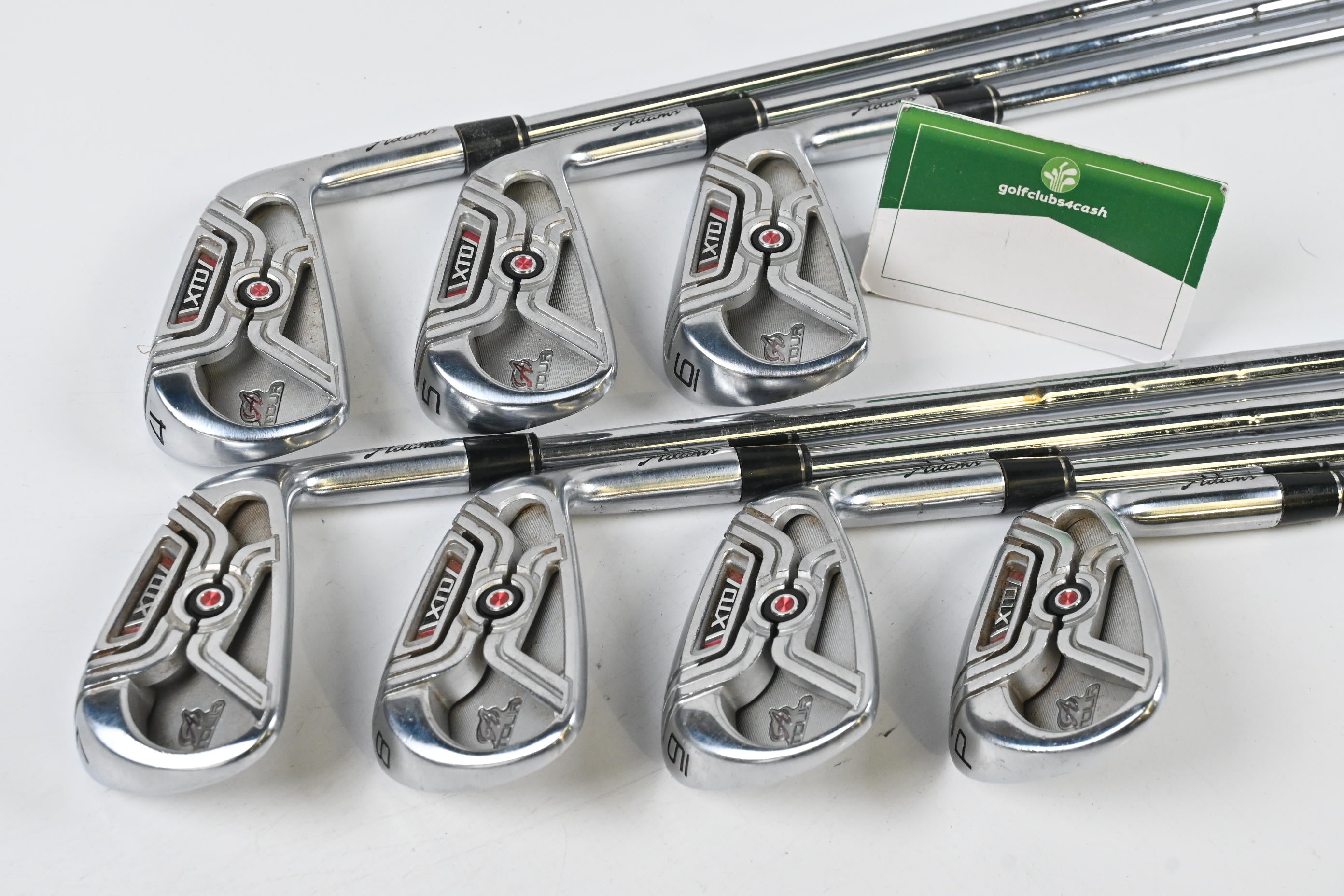 Adams XTD A Tour Silver Heads Irons / 4-PW / X-Flex KBS Tour Shafts