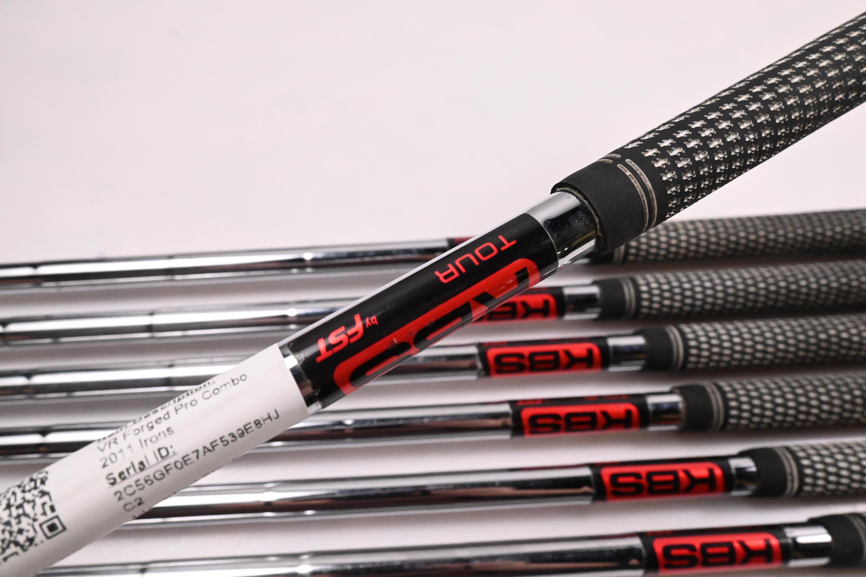 Nike VR Forged Pro Combo 2011 Irons / 4-PW / Stiff Flex KBS Tour Steel Shafts