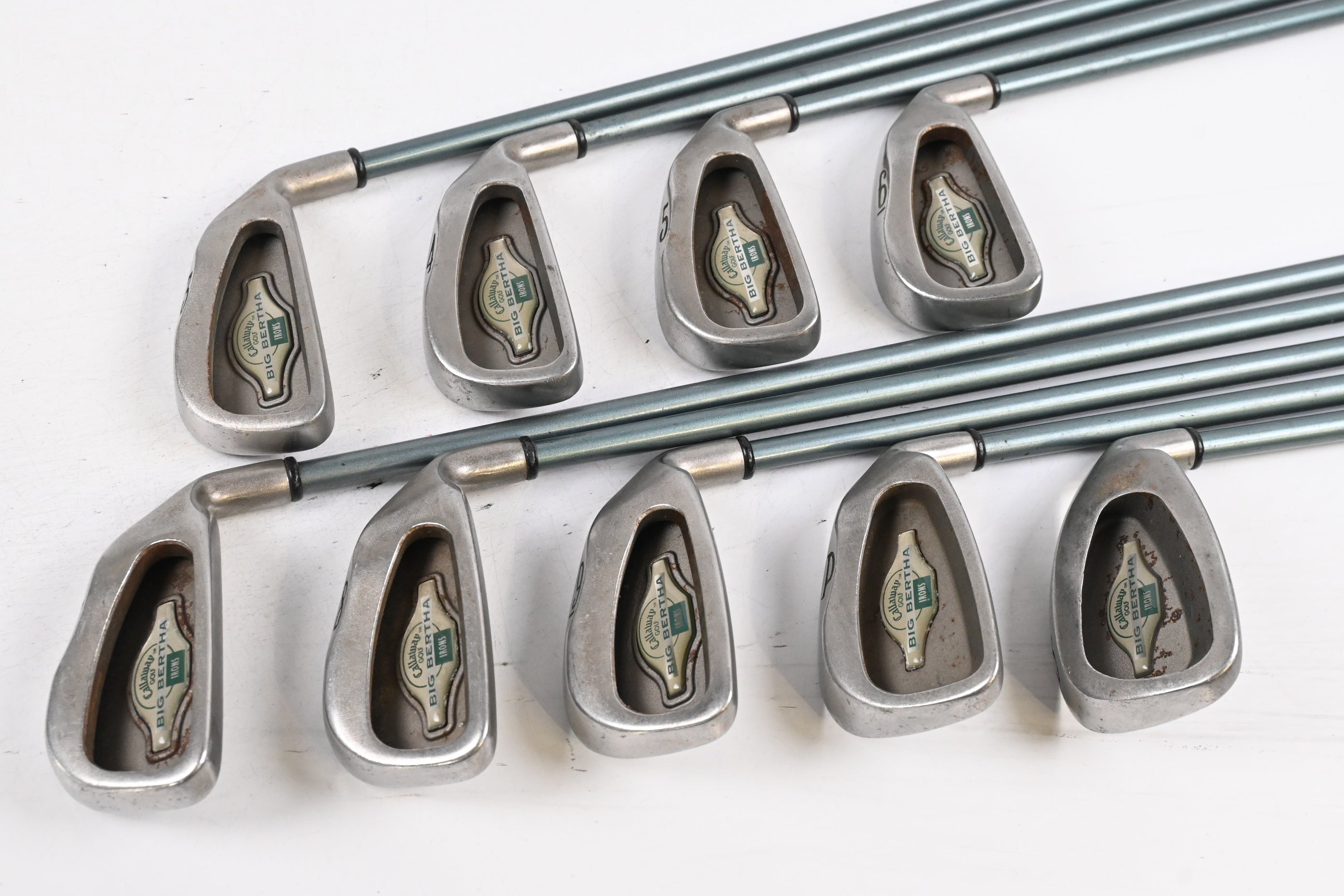 Ladies Callaway Big Bertha 1996 Irons / 3-PW+SW / Ladies Flex Callaway Gem Shafts