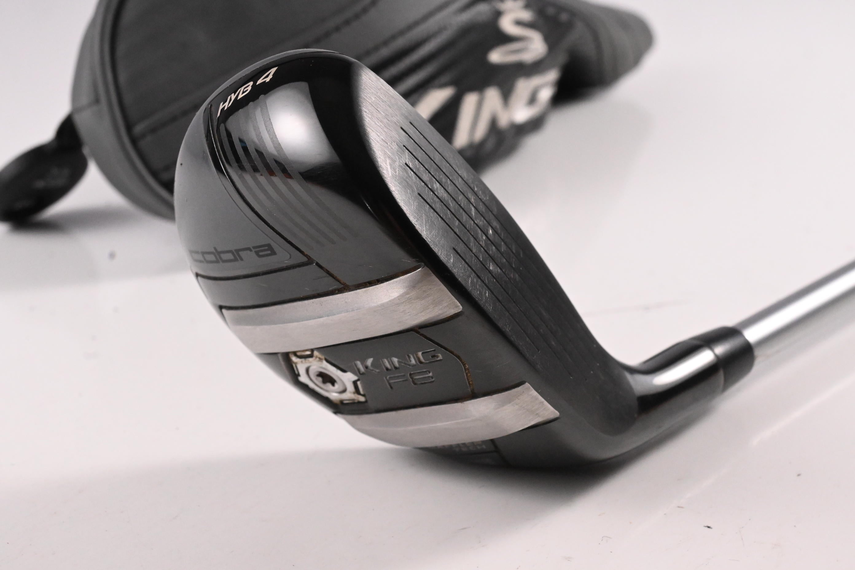 Cobra King F8 #4 Hybrid / 22 Degree / Stiff Flex Aldila Rogue Pro 75 Shaft