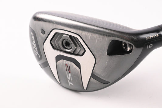 Titleist TS2 #3 Hybrid / 19 Degree / Stiff Flex HZRDUS Smoke Black 80 Shaft