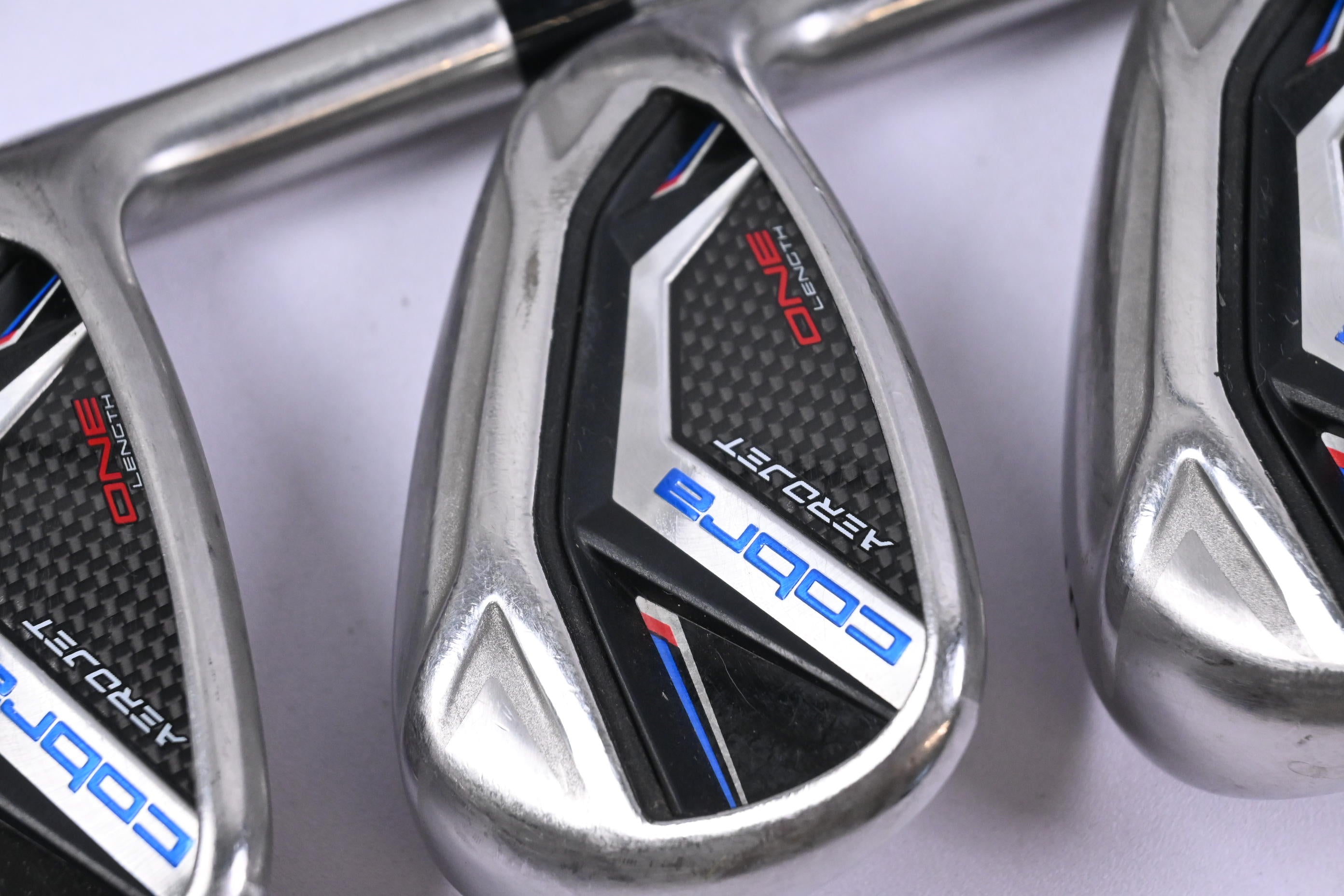 Cobra Aerojet One Length Irons / 5-PW+GW+SW / Regular Flex KBS Tour Lite Shafts