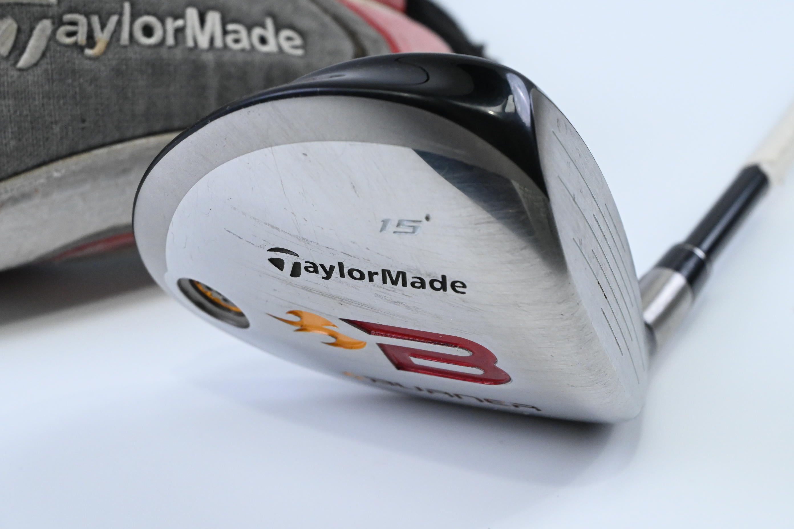 Taylormade Burner 2008 #3 Wood / 15 Degree / Stiff Flex Taylormade Reax 49 Shaft