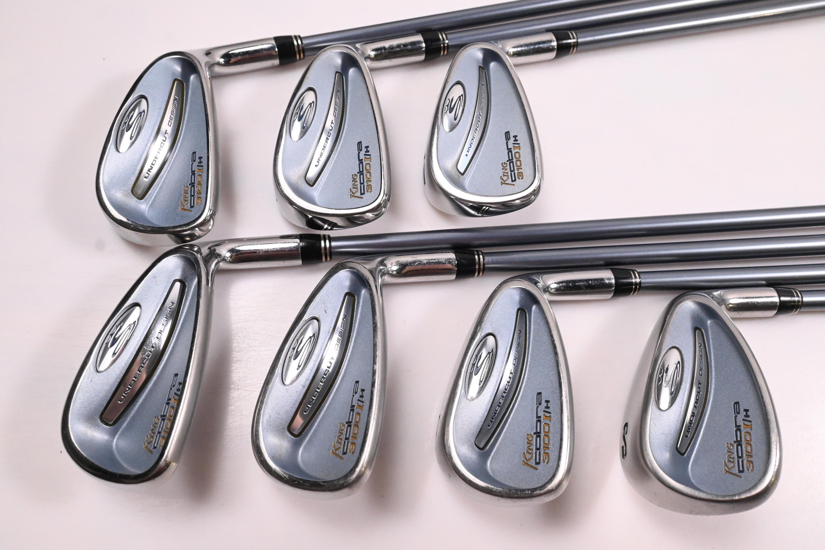 Ladies Cobra 3100 I/H Irons / 5-PW+SW / Ladies Flex Cobra NV-HL 50 Shafts