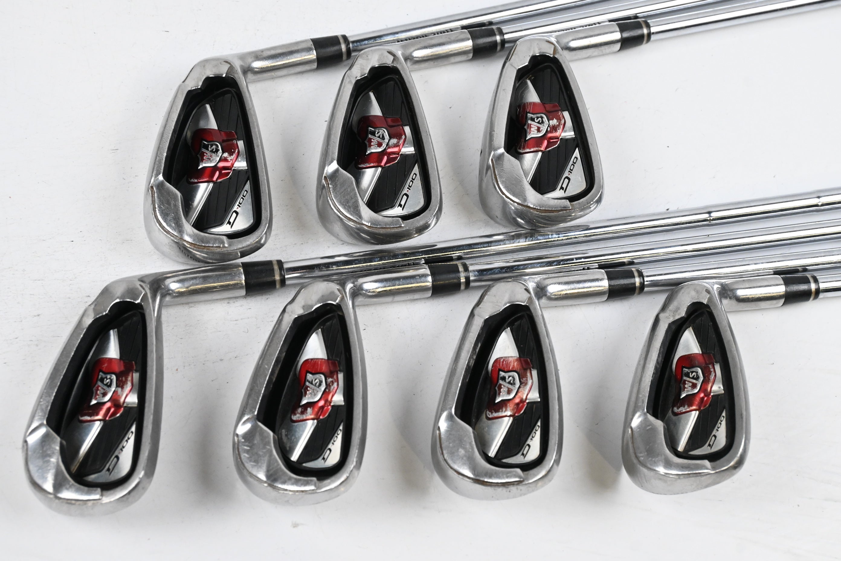 Wilson D100 Irons / 5-PW+SW / Uniflex Steel Shafts