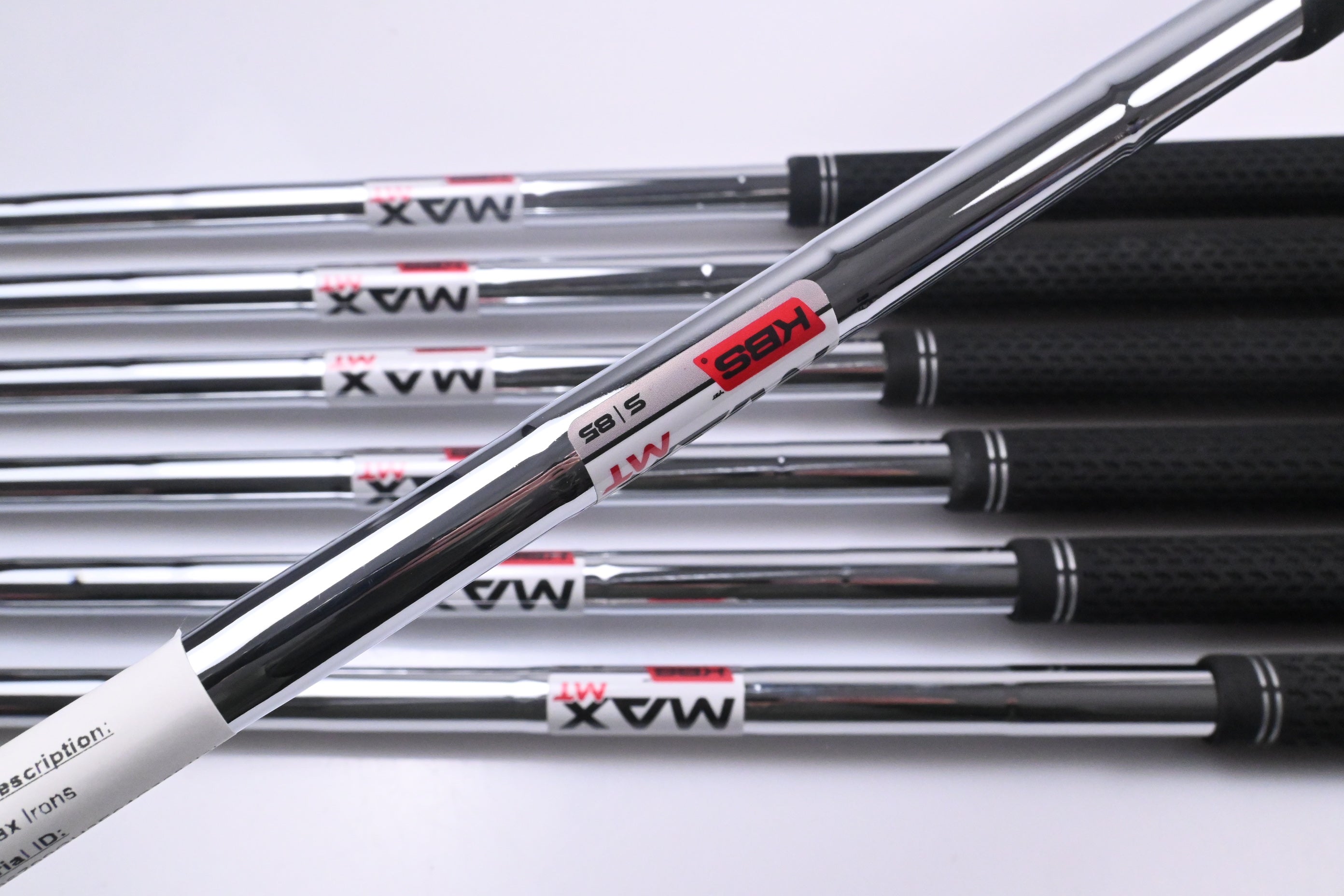 Taylormade Qi Max Irons / 5-PW+SW / Stiff Flex KBS MAX MT 85 Shafts
