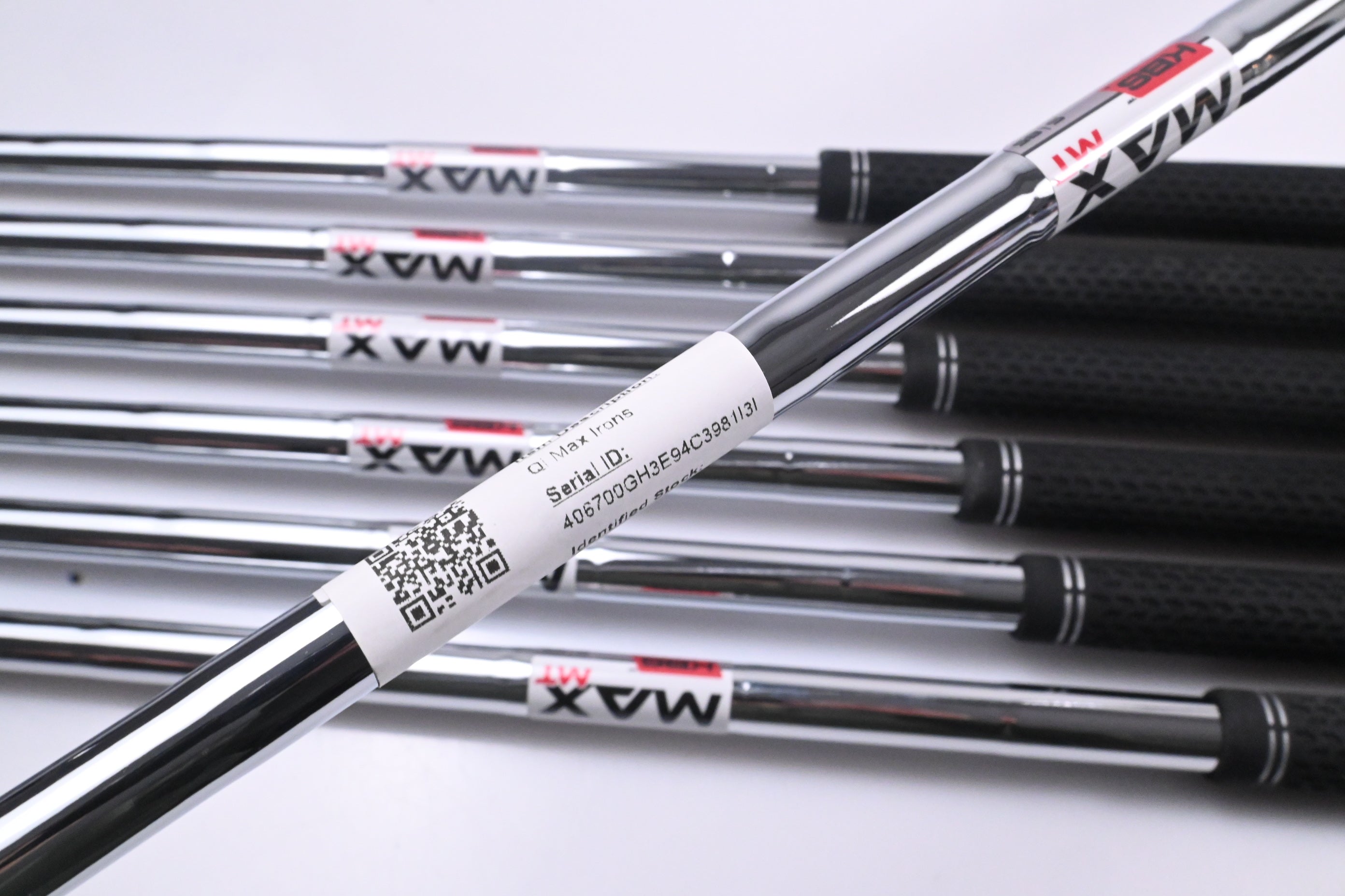 Taylormade Qi Max Irons / 5-PW+SW / Stiff Flex KBS MAX MT 85 Shafts