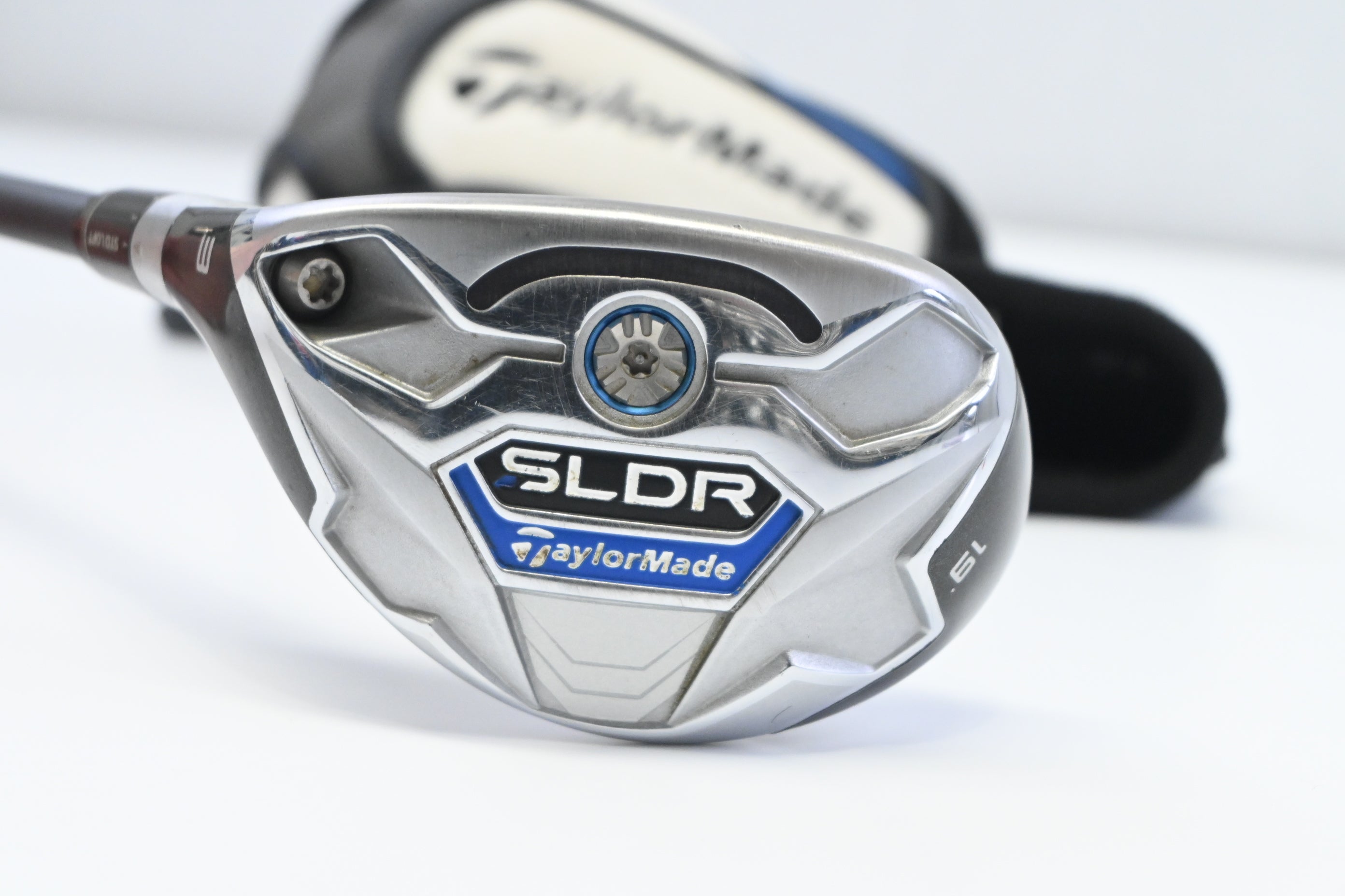 Left Hand Taylormade SLDR #3 Hybrid / 19 Degree / Stiff Flex Fujikura Speeder 82