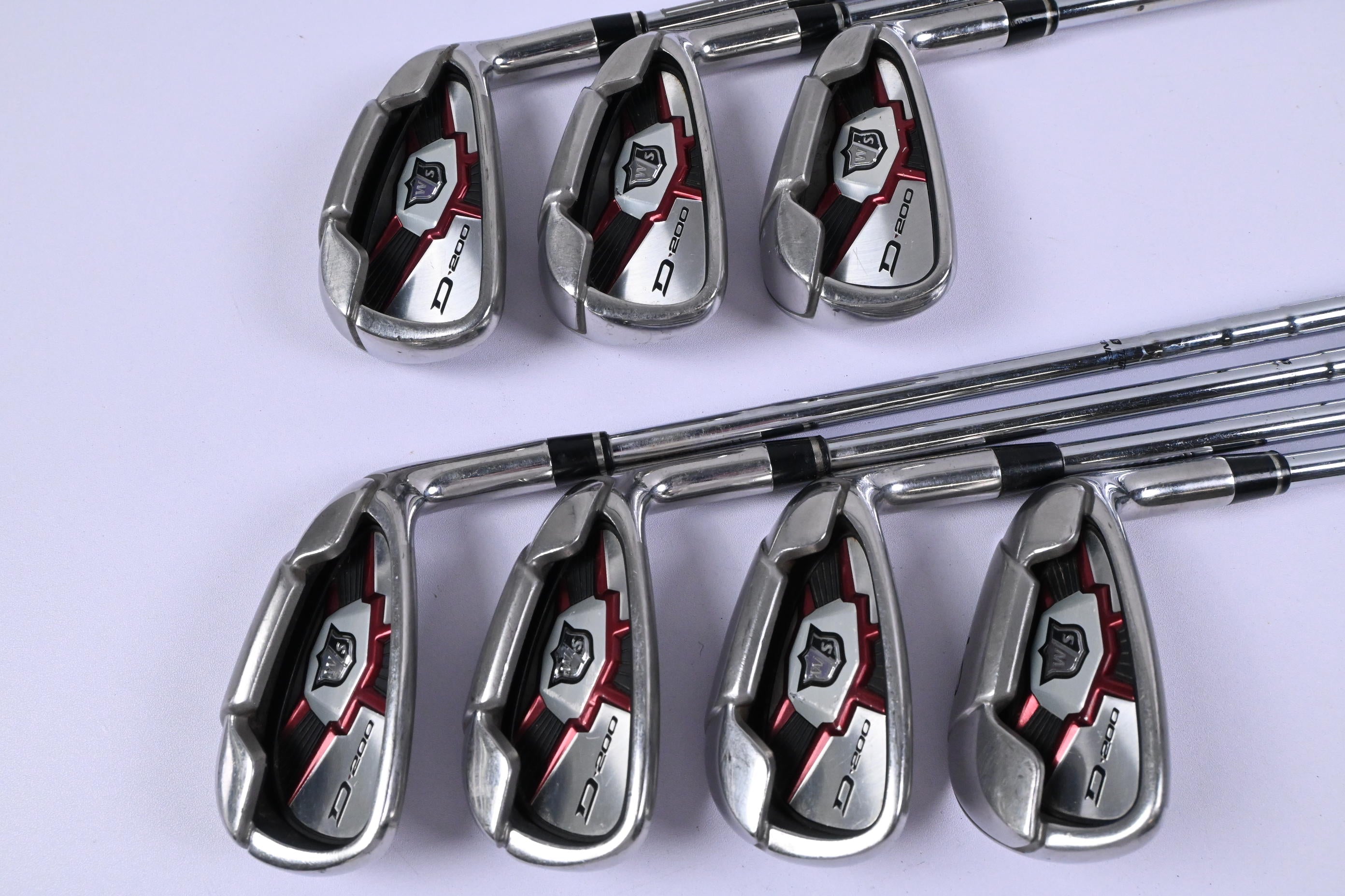 Wilson D200 Irons / 5-PW+SW / Uniflex True Temper Wilson SL 75 Shafts