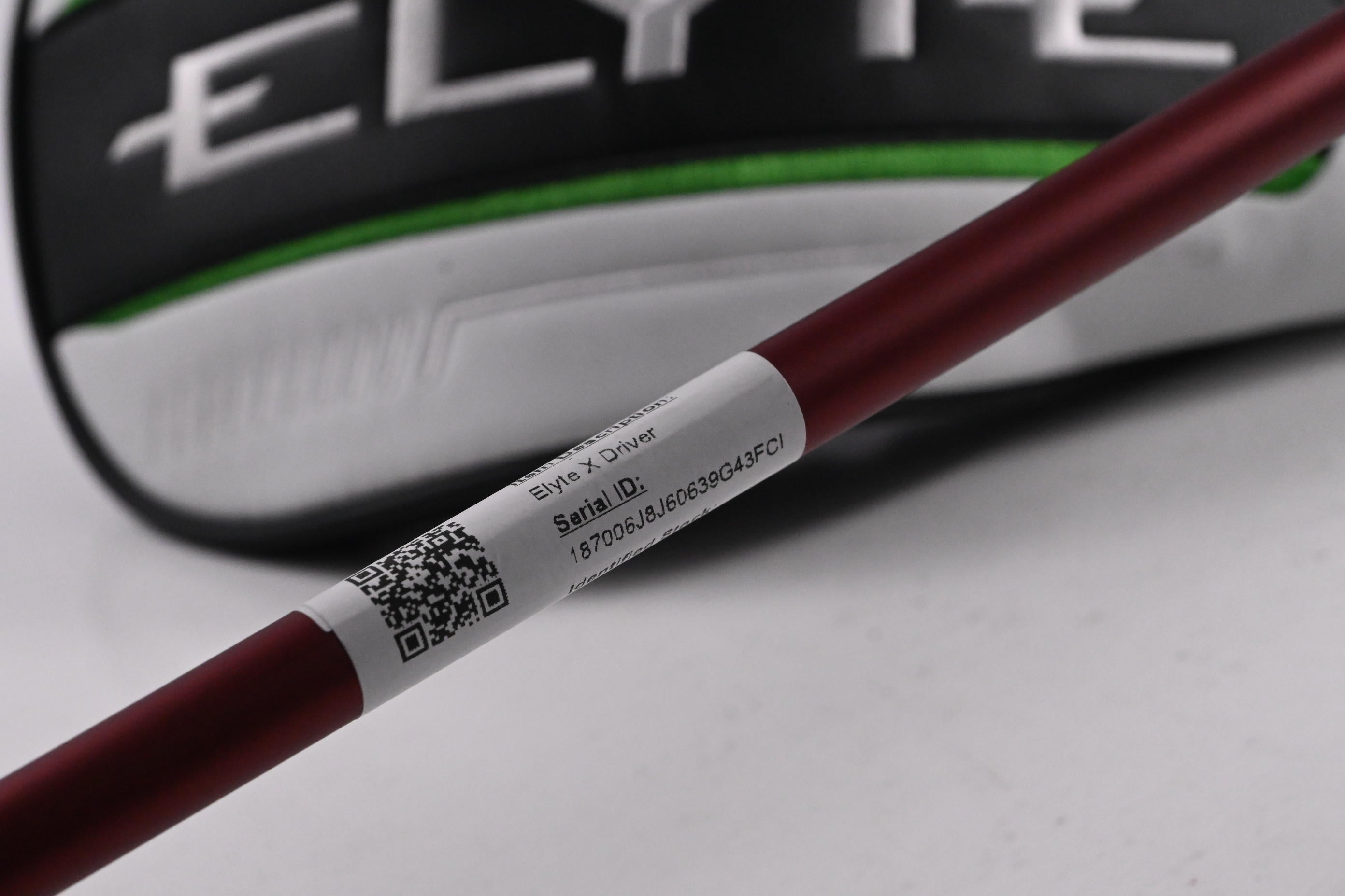 Callaway Elyte Driver / 10.5 Degree / Stiff Flex Denali Frost Red 60 Shaft