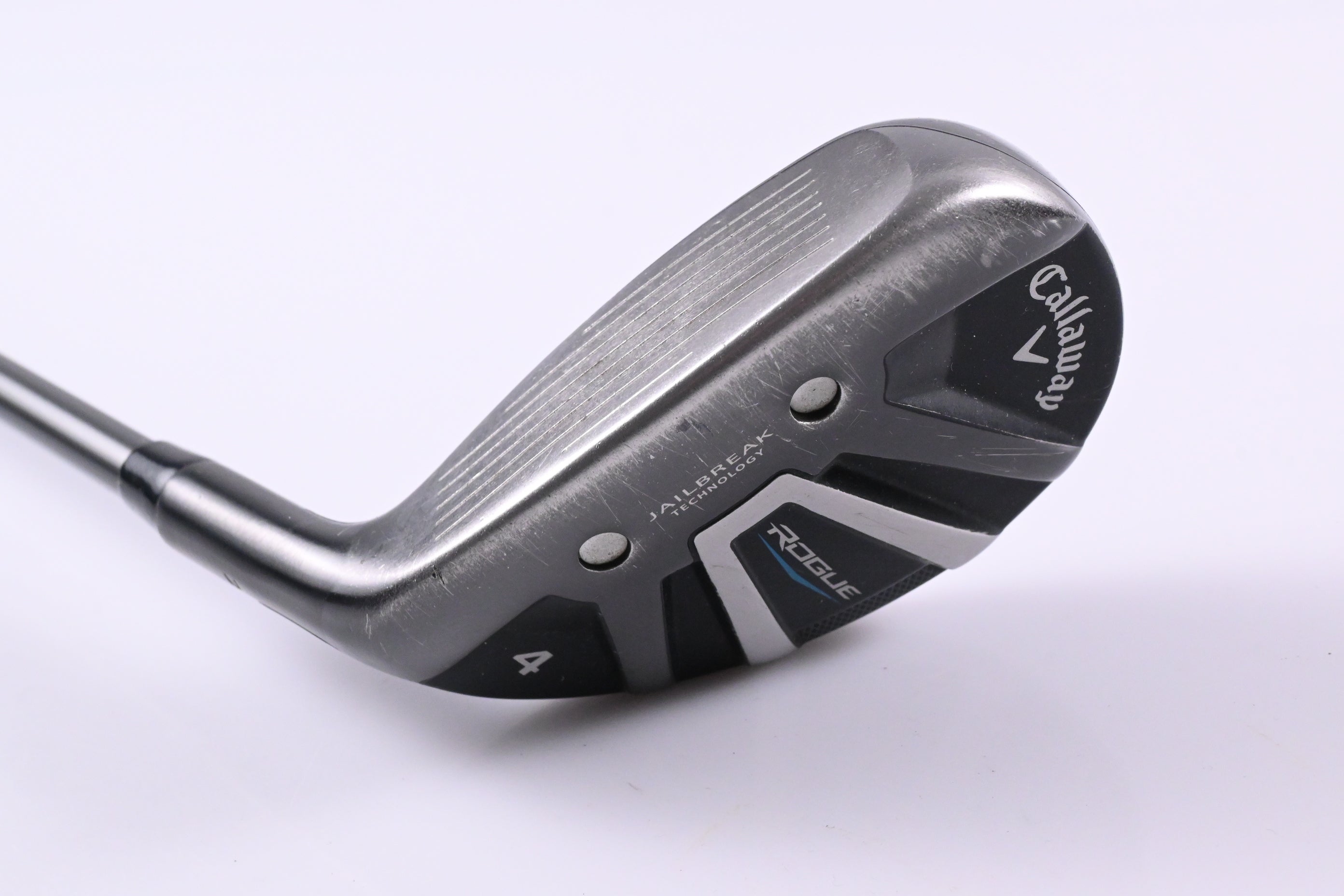 Left Hand Callaway Rogue #4 Hybrid / 21 Degree / Stiff Flex Aldila Synergy Blue