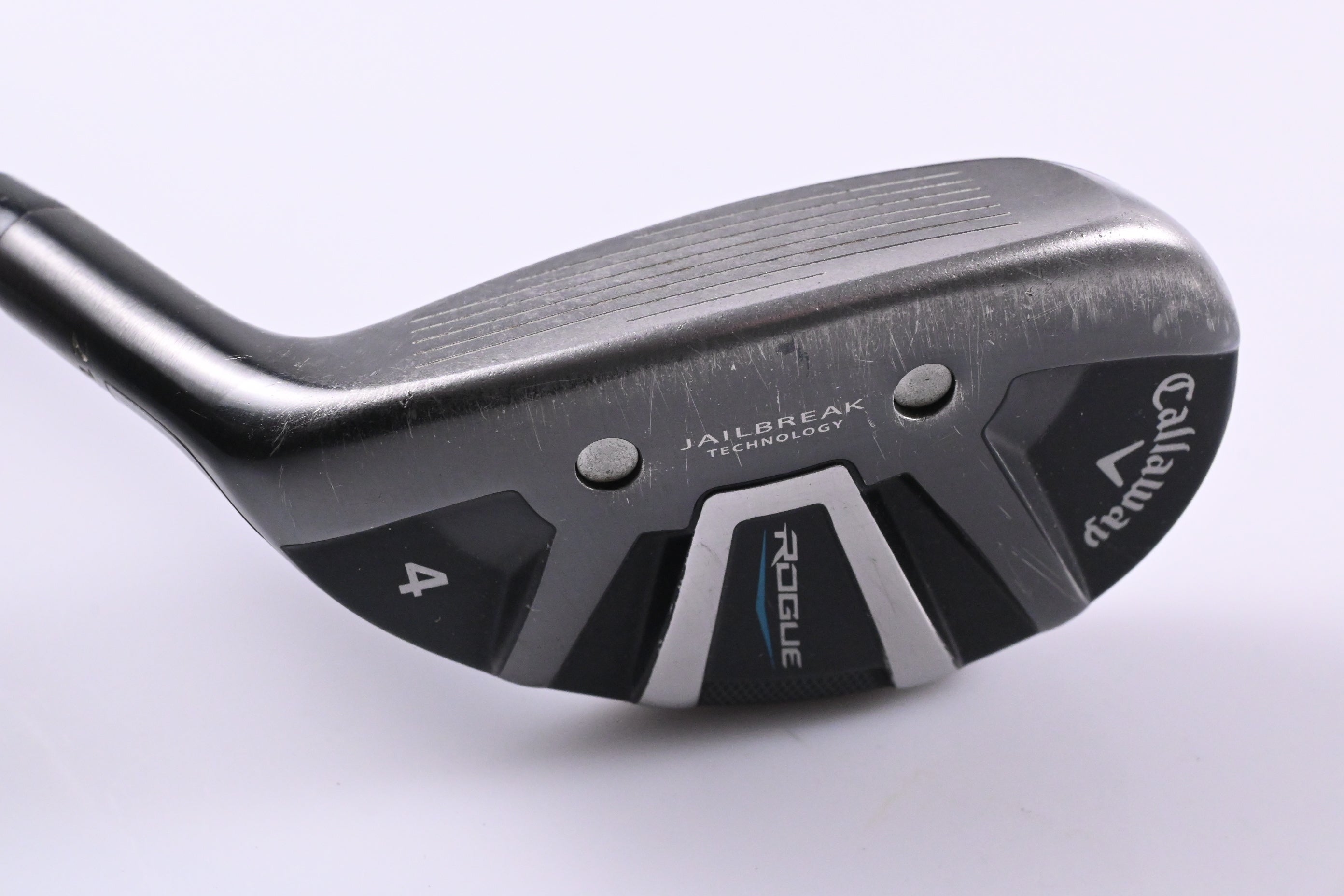 Left Hand Callaway Rogue #4 Hybrid / 21 Degree / Stiff Flex Aldila Synergy Blue
