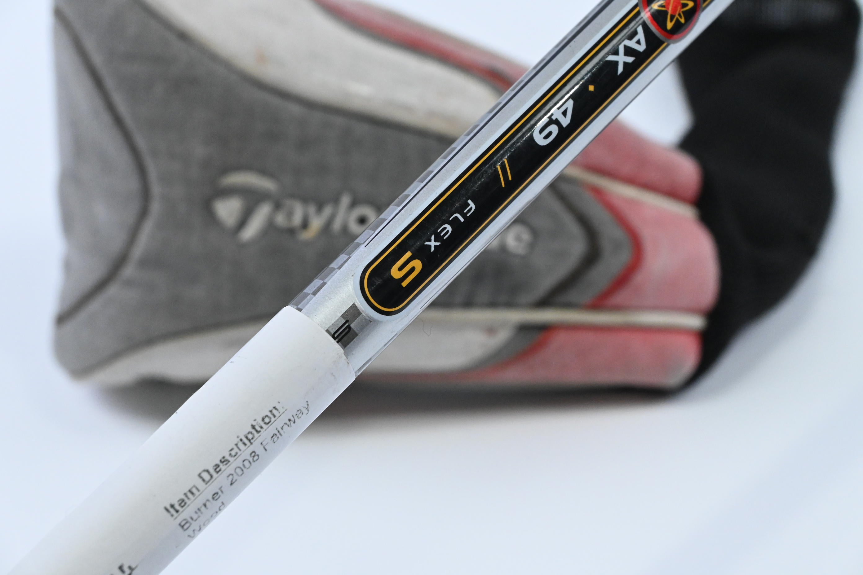 Taylormade Burner 2008 #3 Wood / 15 Degree / Stiff Flex Taylormade Reax 49 Shaft