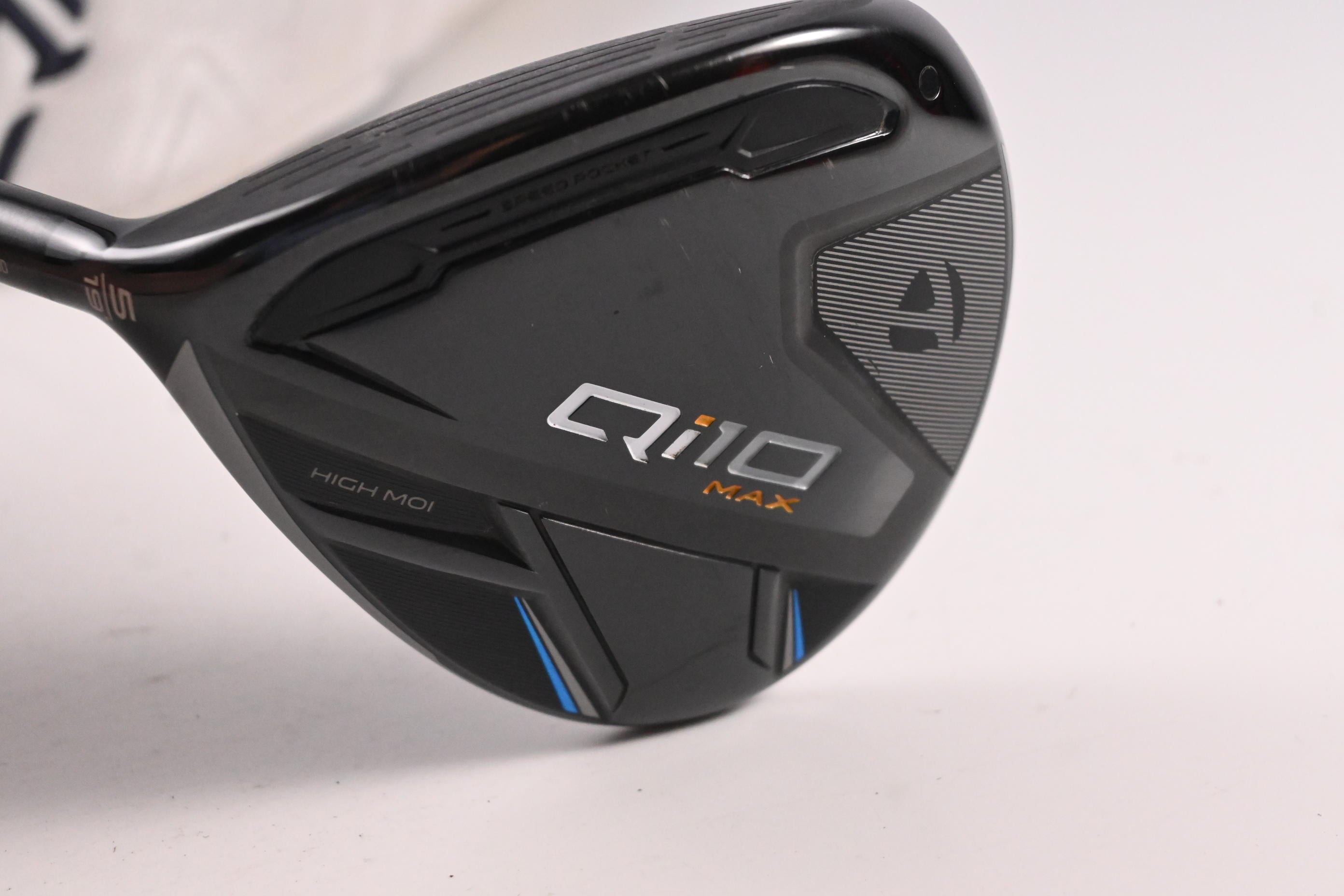 Left Hand Taylormade Qi10 Max #5 Wood / 18 Degree / Stiff Flex Speeder NX TCS 50
