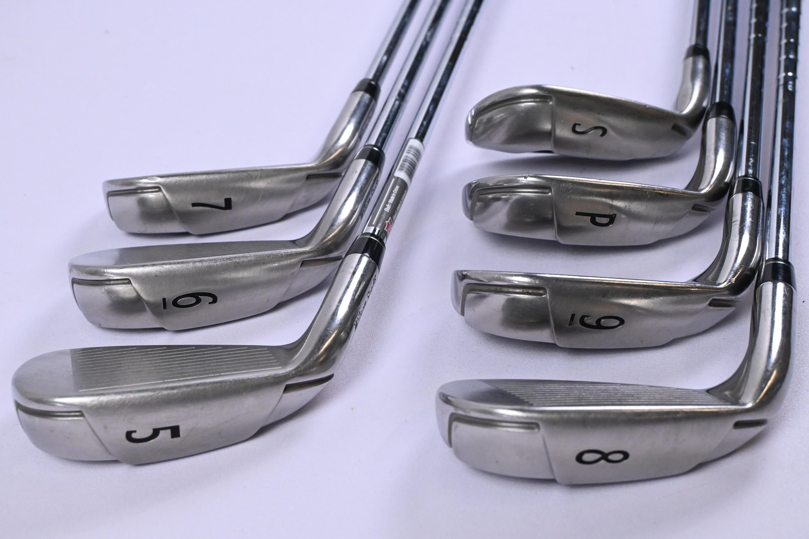 Wilson D200 Irons / 5-PW+SW / Uniflex True Temper Wilson SL 75 Shafts