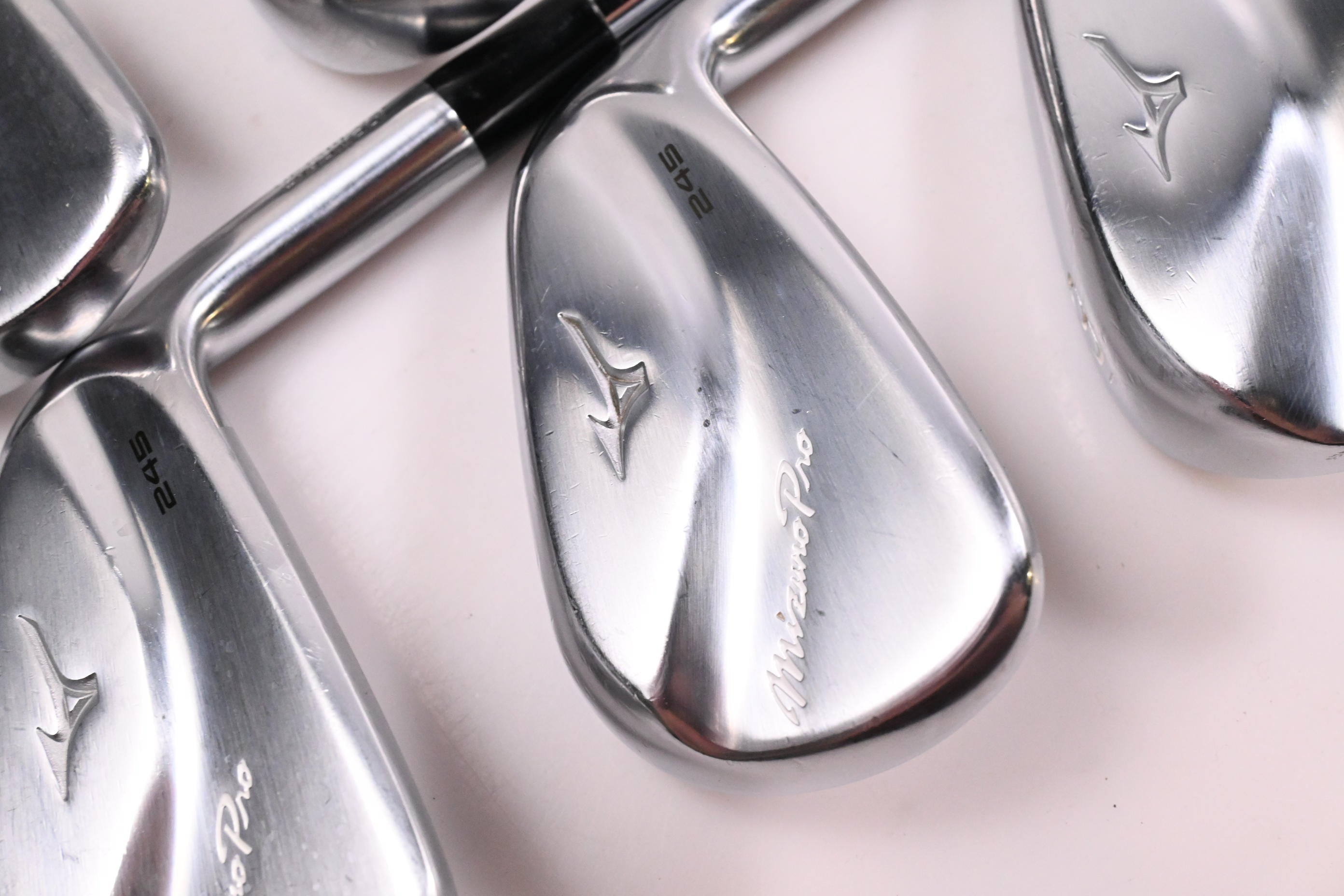 Mizuno Pro 245 Irons / 5-9I / Stiff Flex KBS $-Taper 120 Steel Shafts