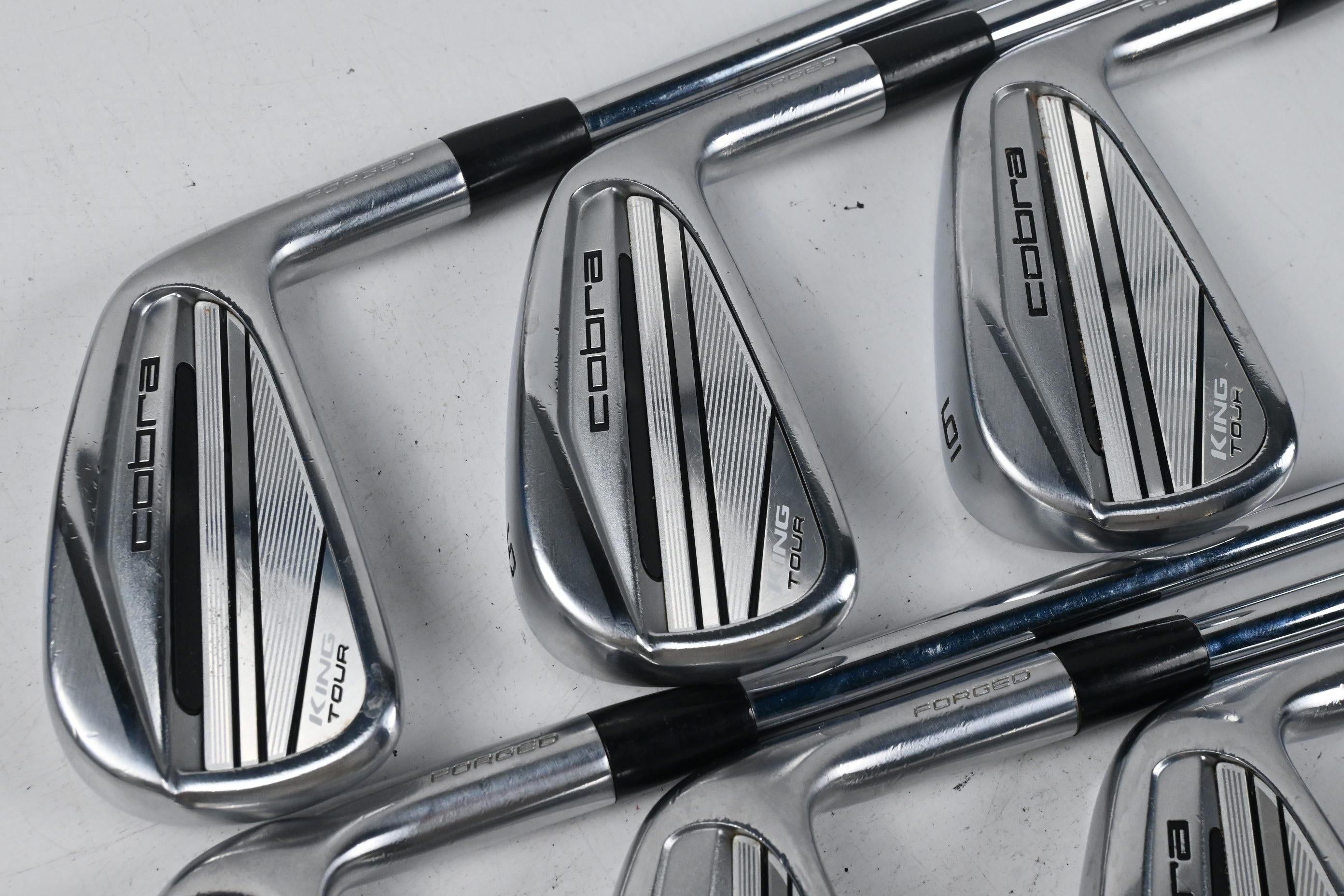 Cobra King Tour 2023 Irons / 4-PW / Regular Flex KBS $-Taper Lite Steel Shafts