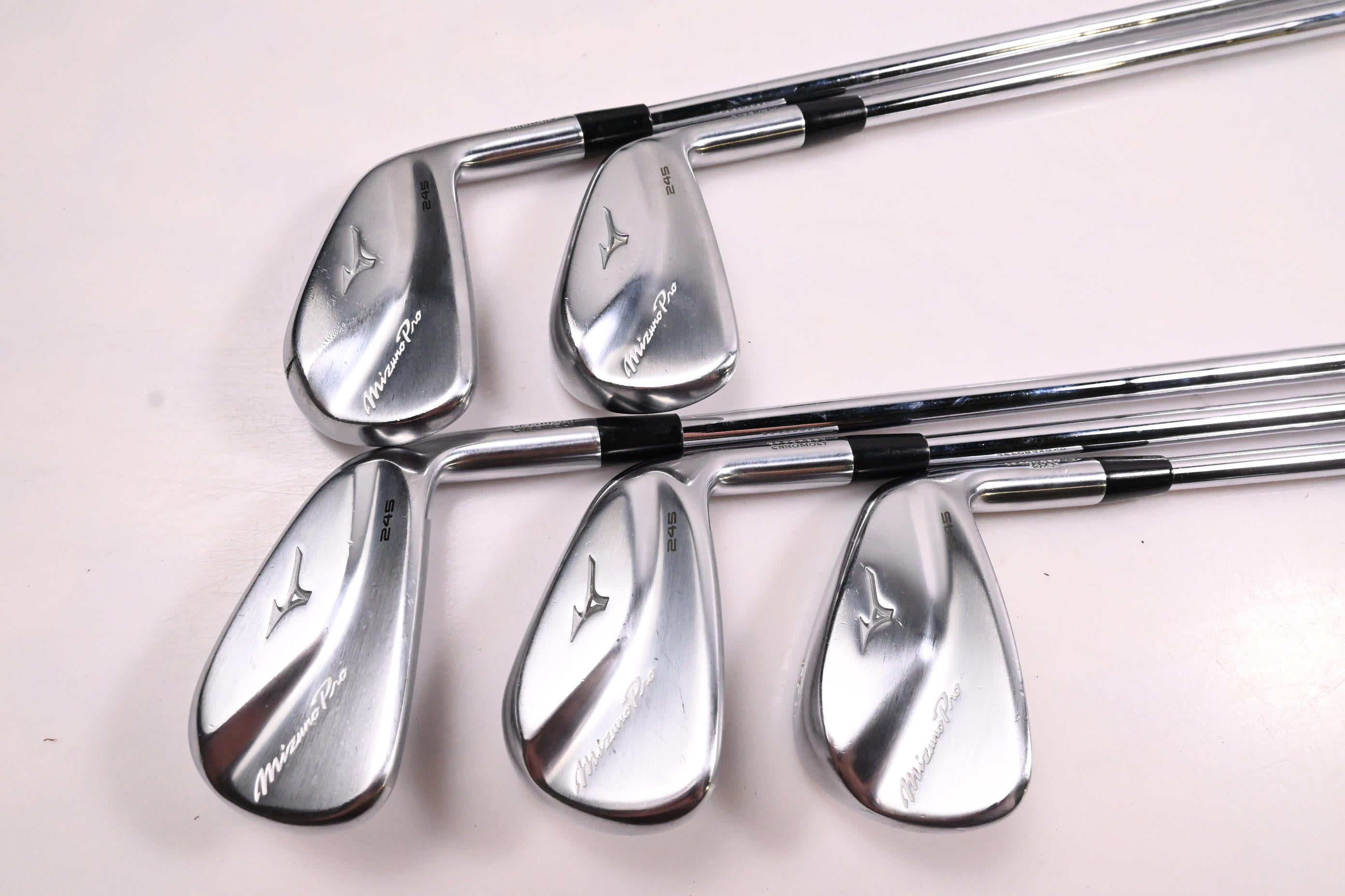 Mizuno Pro 245 Irons / 5-9I / Stiff Flex KBS $-Taper 120 Steel Shafts