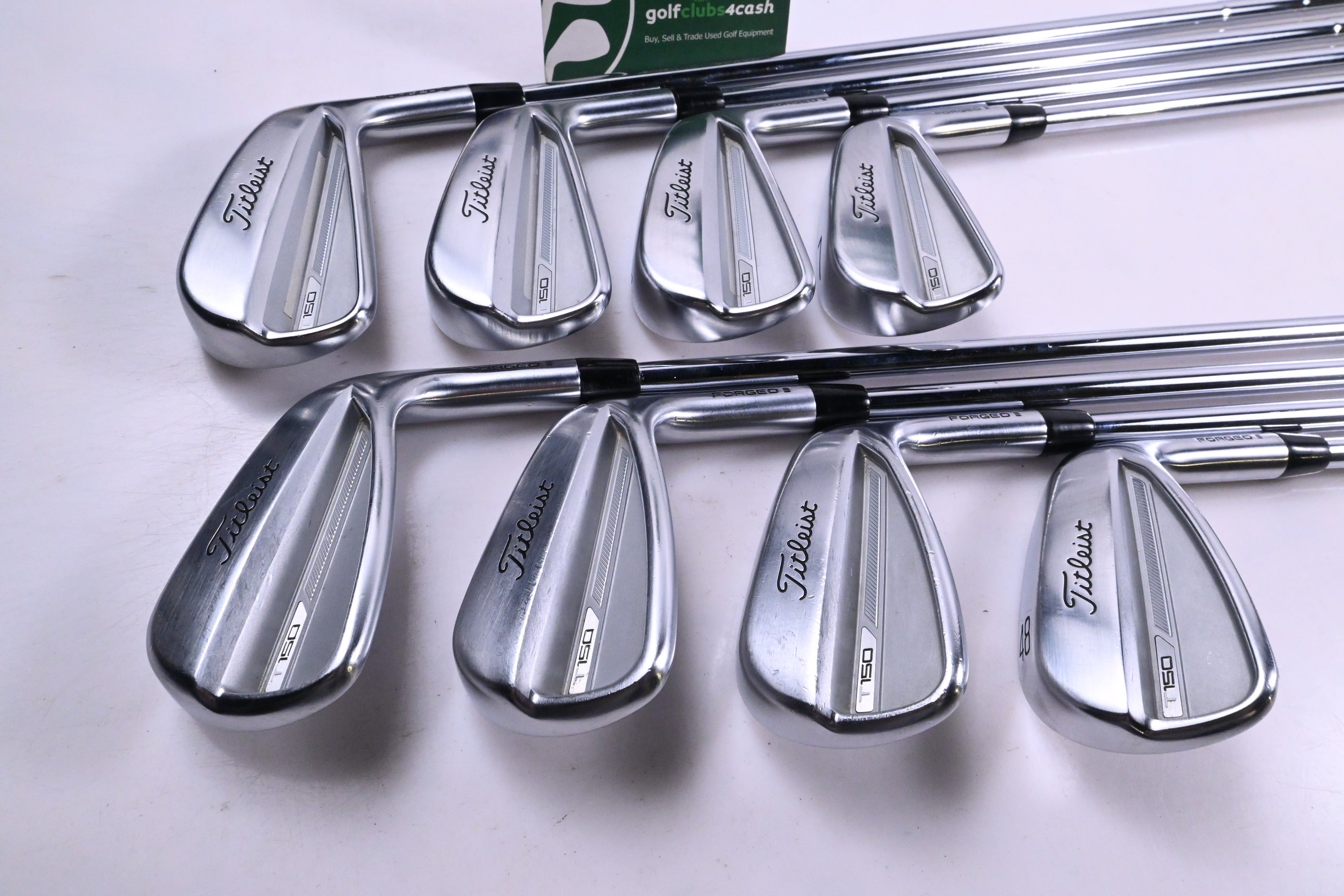 Titleist T150 Irons / 4-PW+48° / Regular Flex Dynamic Gold R300 Shafts