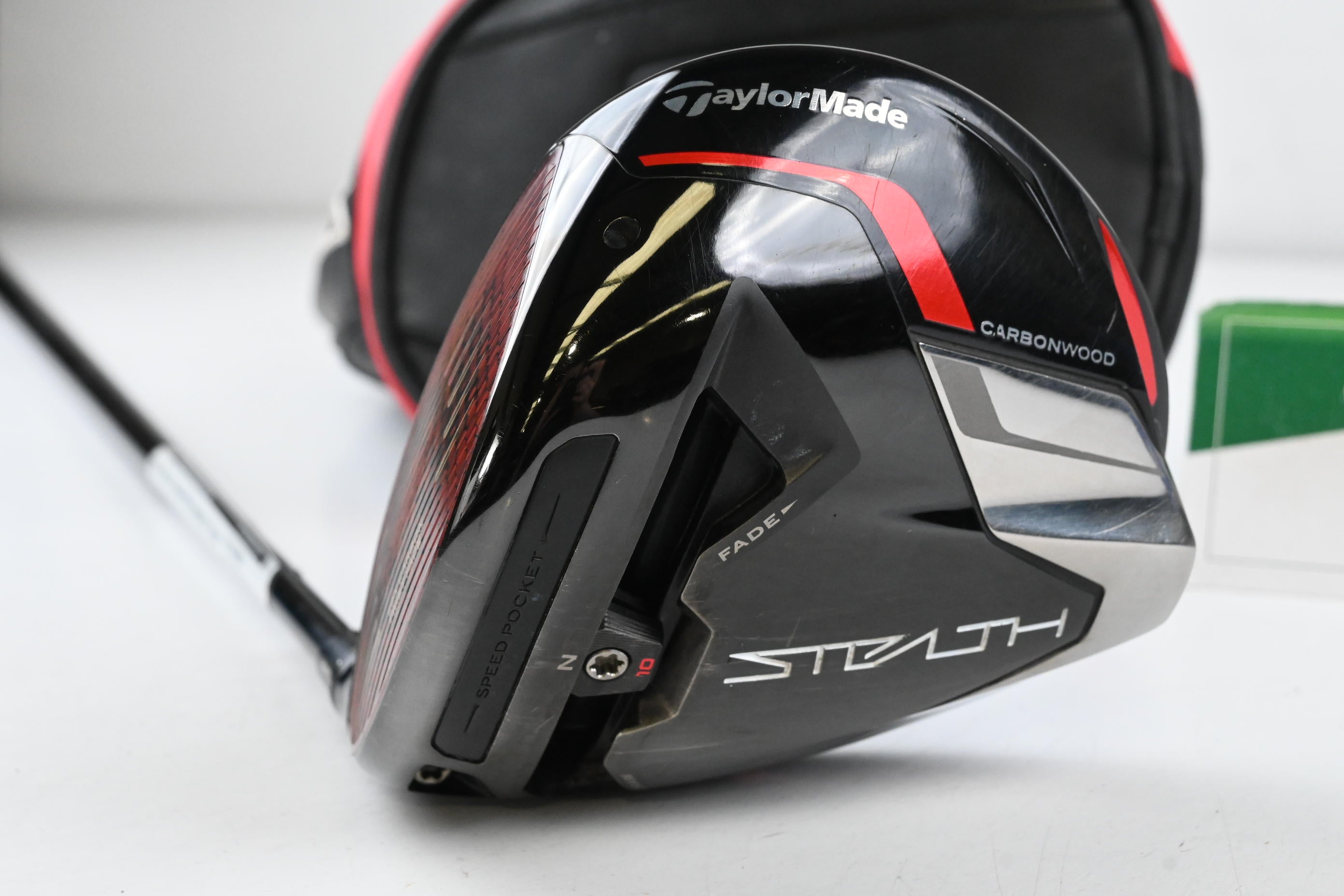 Left Hand Taylormade Stealth Plus Driver / 9 Degree / Stiff Flex Hzrdus Smoke 60
