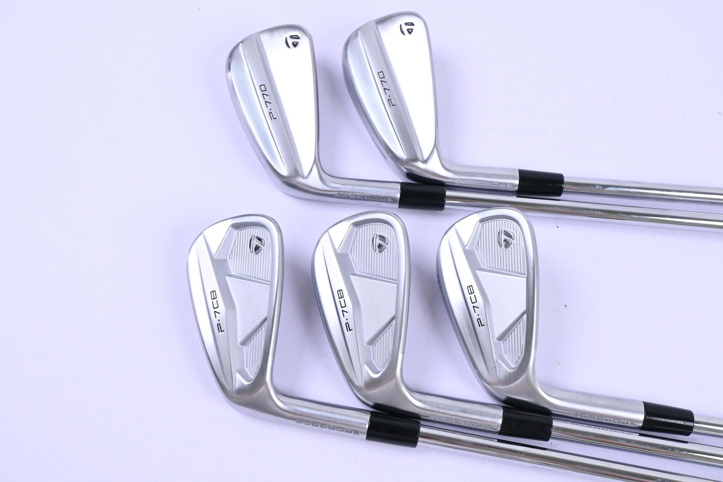 Left Hand Taylormade P.7CB/P770 2024 Combo Irons / 6-PW / Regular Flex Shafts