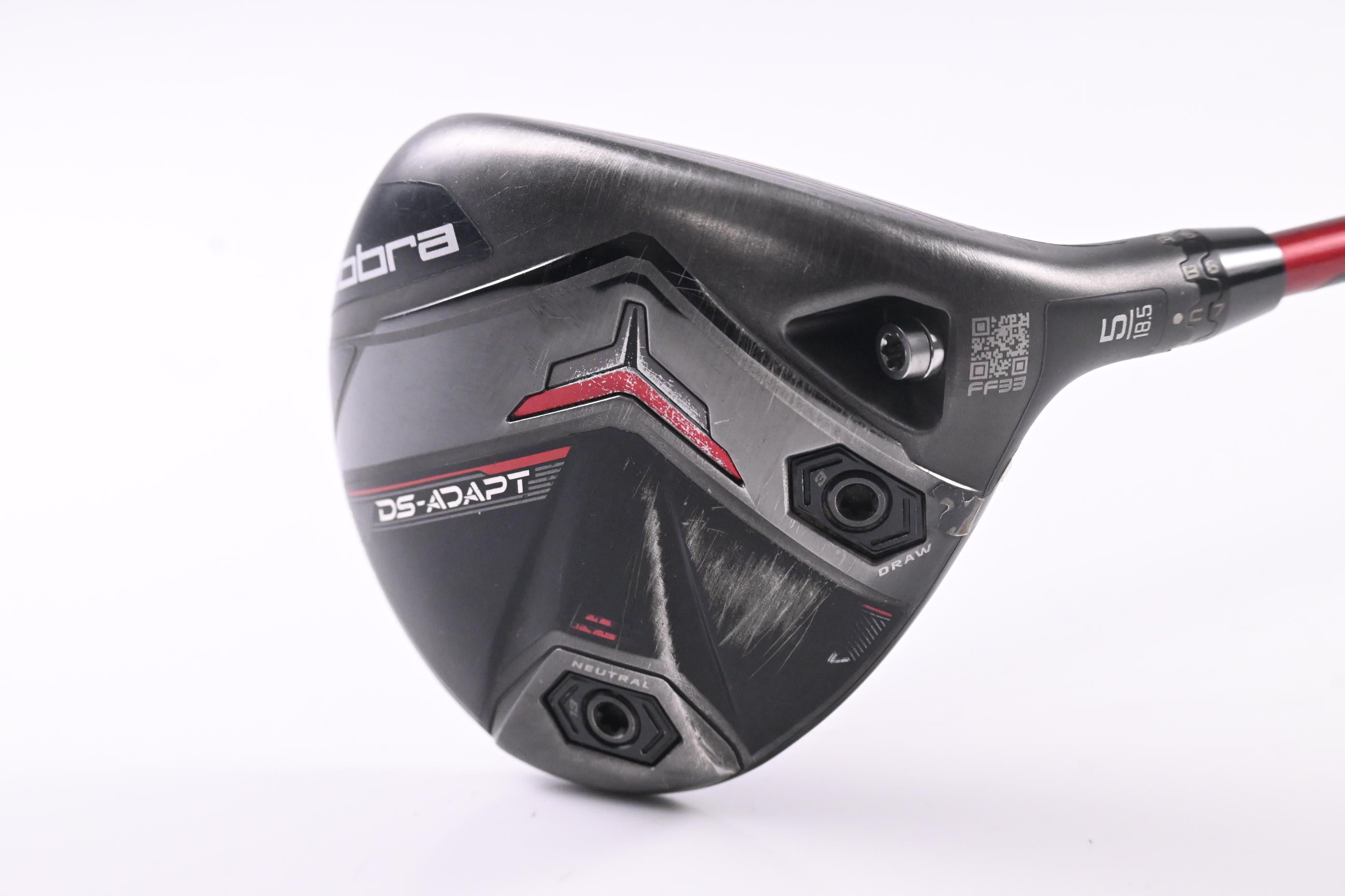 Cobra DS-Adapt Max #5 Wood / 18.5 Degree / Regular Flex Denali Red 60 Shaft
