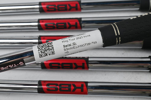 Cobra King Tour 2023 Irons / 4-PW / Regular Flex KBS $-Taper Lite Steel Shafts