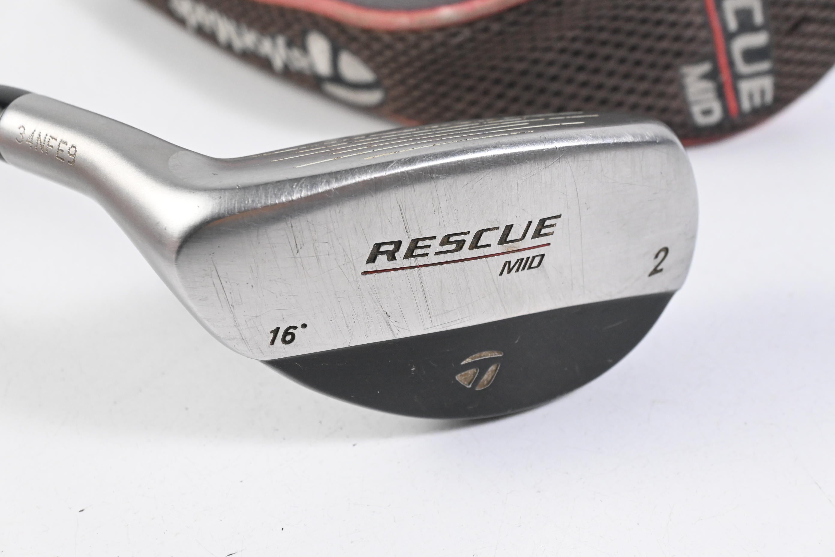 Left Hand Taylormade Rescue Mid #2 Hybrid / 16 Degree / Regular Flex Ultralite
