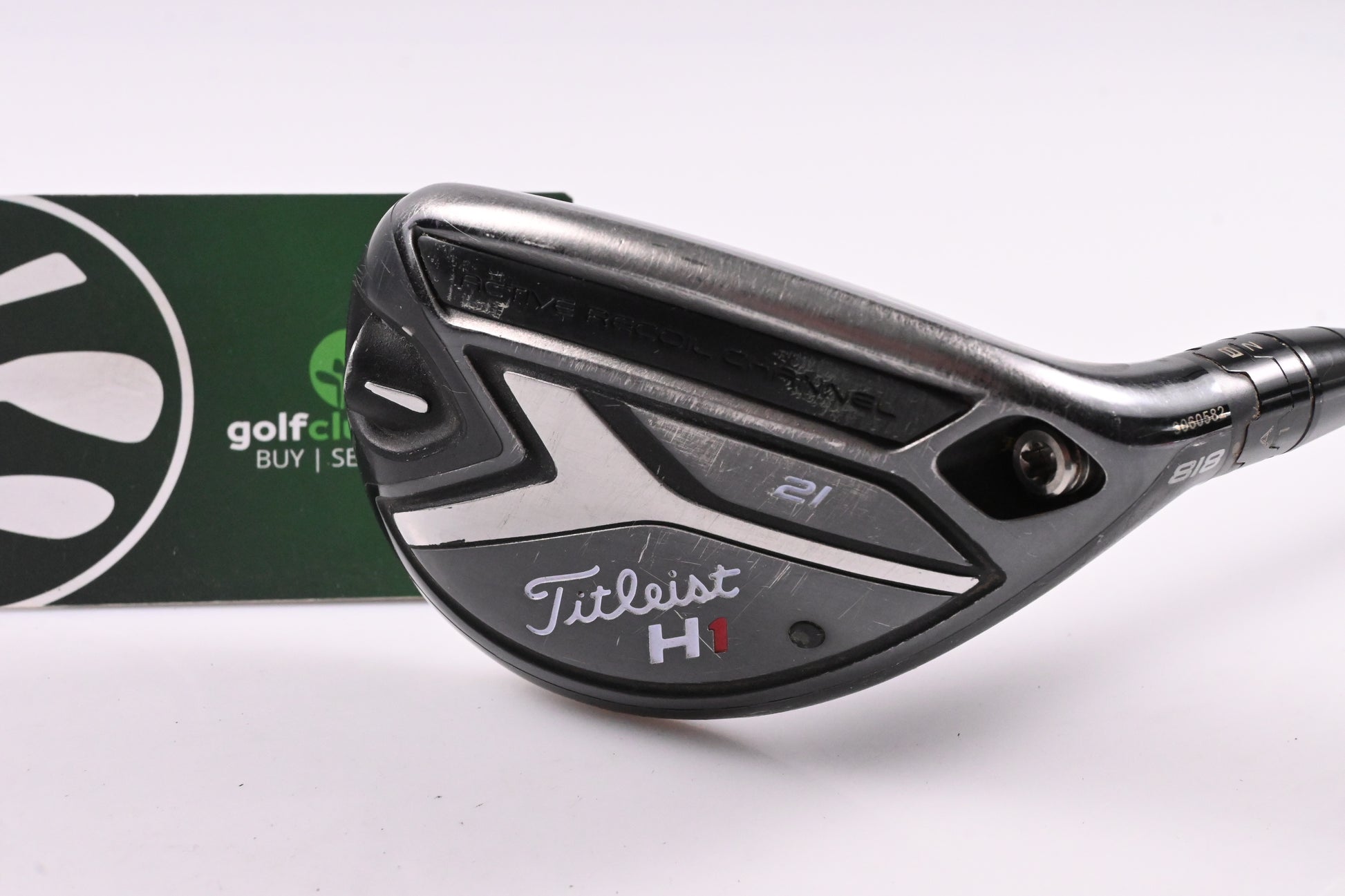 Titleist 818 H1 #3 Hybrid / 21 Degree / Stiff Flex HZRDUS Smoke Black RDX 80