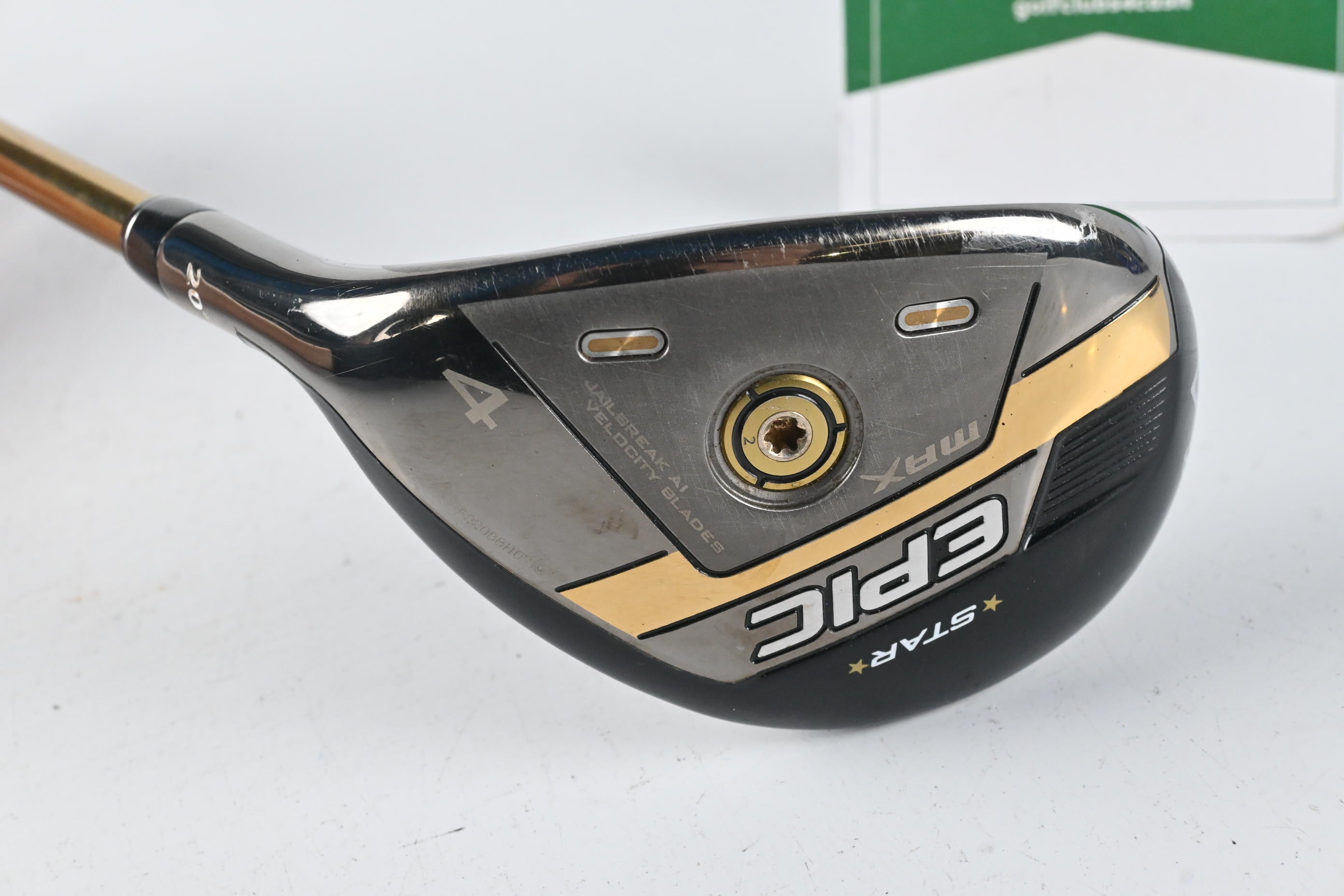 Left Hand Callaway Epic Max Star #4 Hybrid / 20 Degree / Senior Flex UST ATTAS