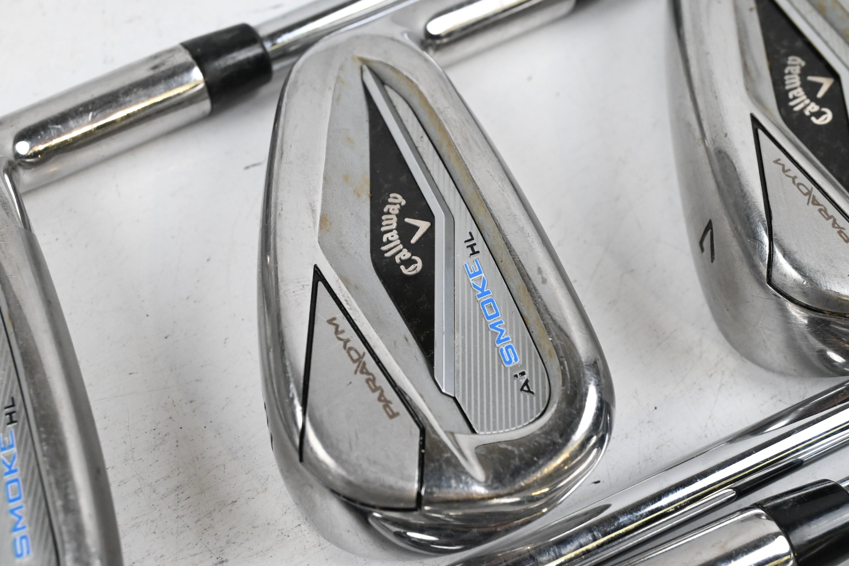 Callaway Paradym Ai Smoke HL Irons / 5-PW / Regular Flex Elevate MPH 85 Shafts