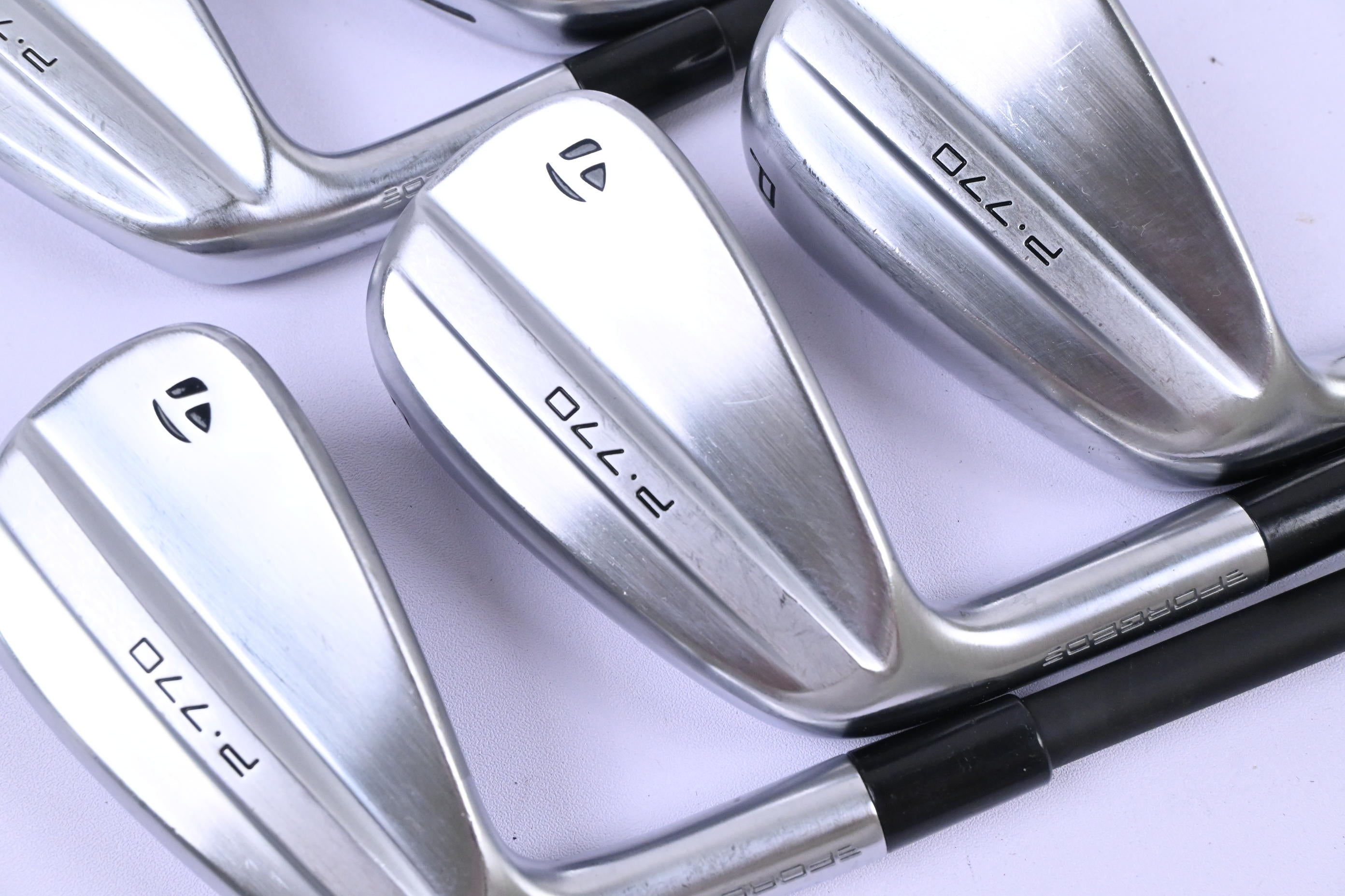 Left Hand Taylormade P770 2024 Irons / 6-PW / Stiff Flex Fujikura Travil 85