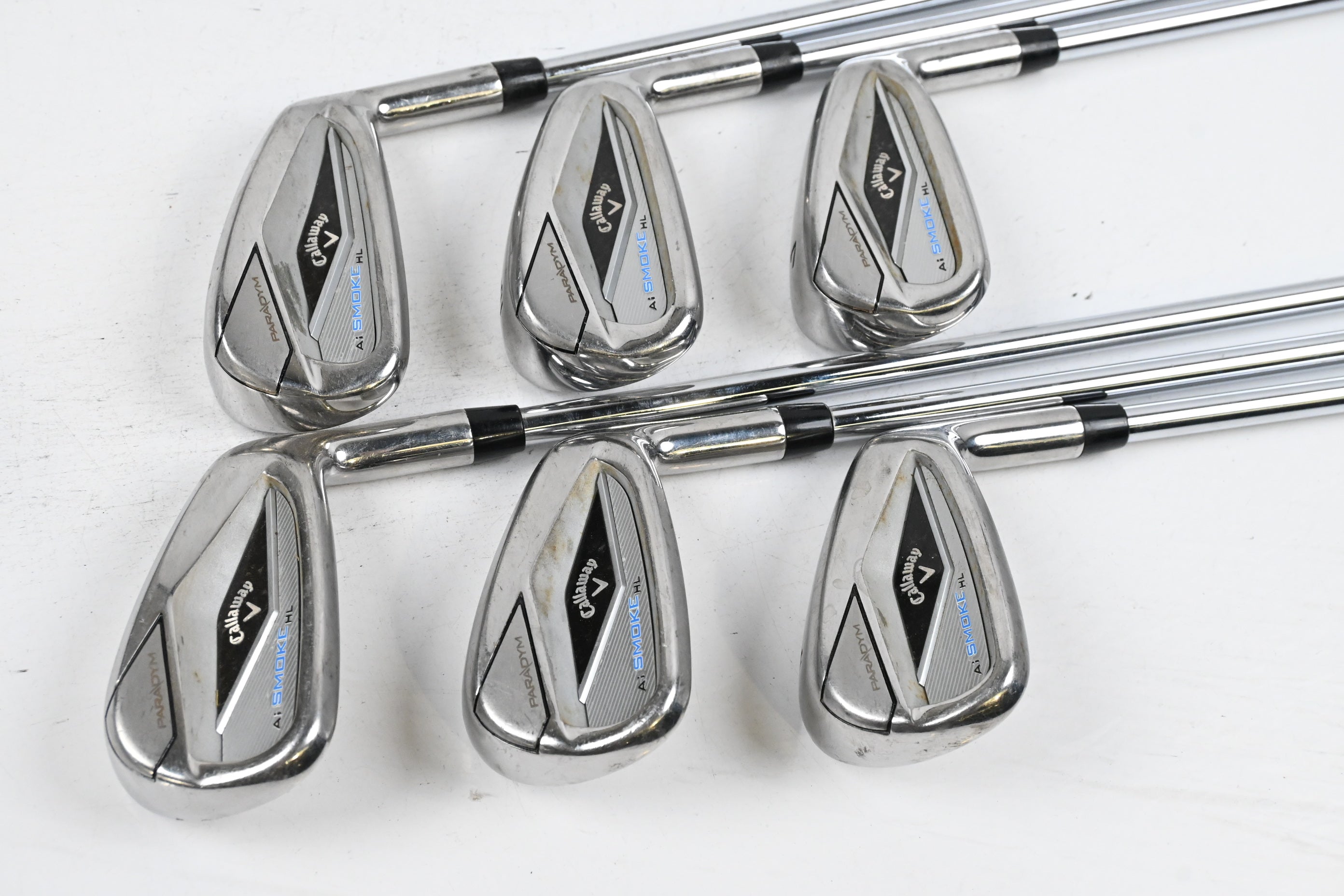 Callaway Paradym Ai Smoke HL Irons / 5-PW / Regular Flex Elevate MPH 85 Shafts