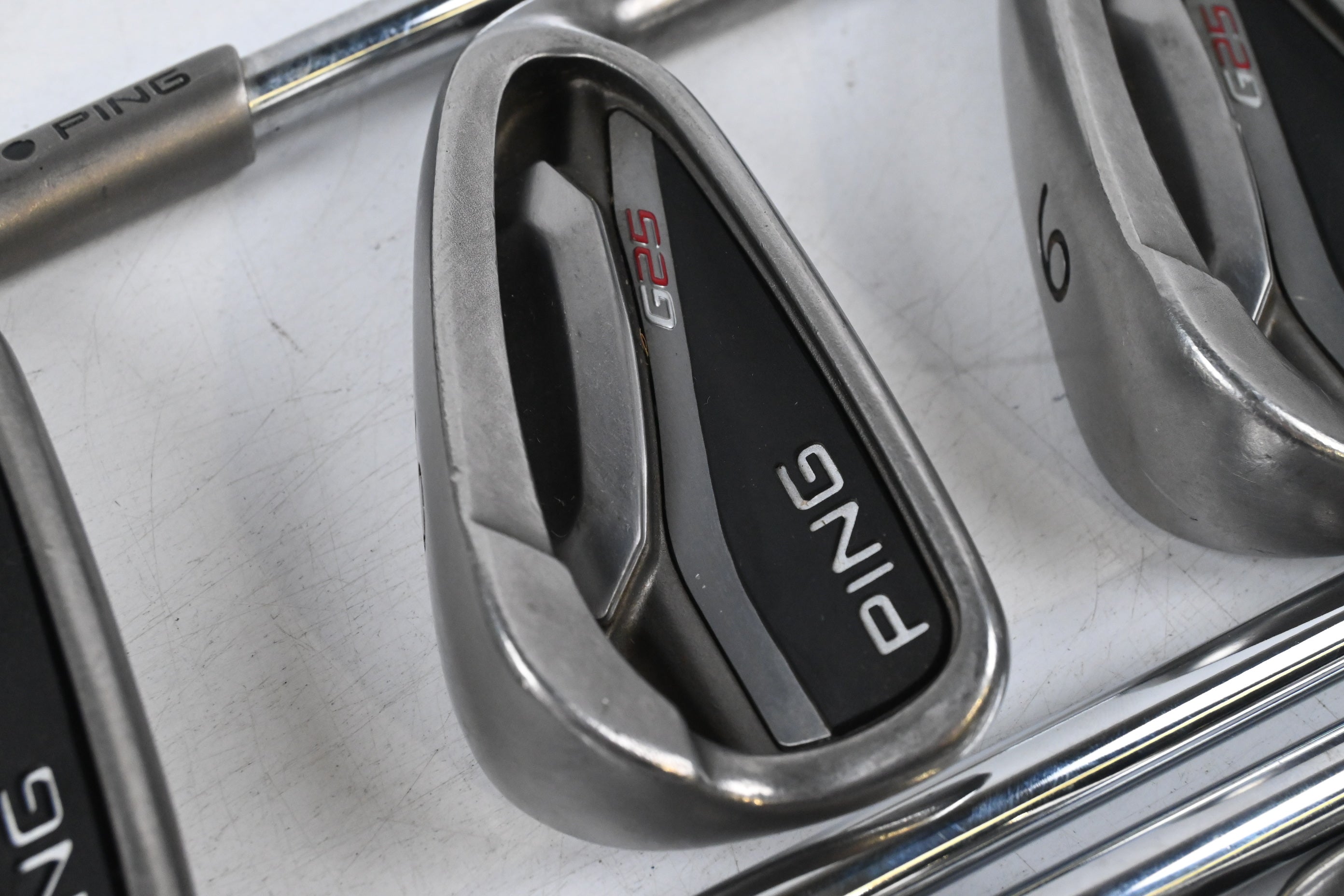 Ping G25 Irons / 4-PW / Black Dot / Regular Flex Ping CFS Shafts