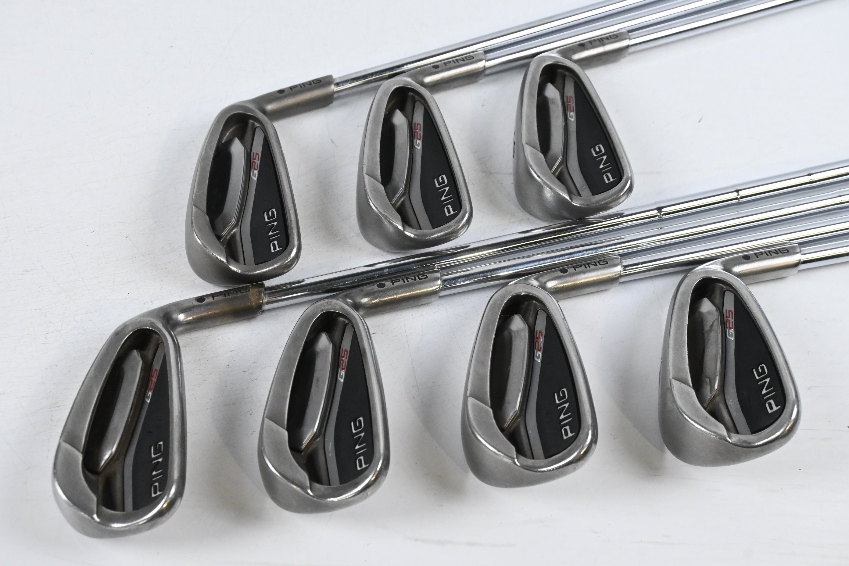 Ping G25 Irons / 4-PW / Black Dot / Regular Flex Ping CFS Shafts