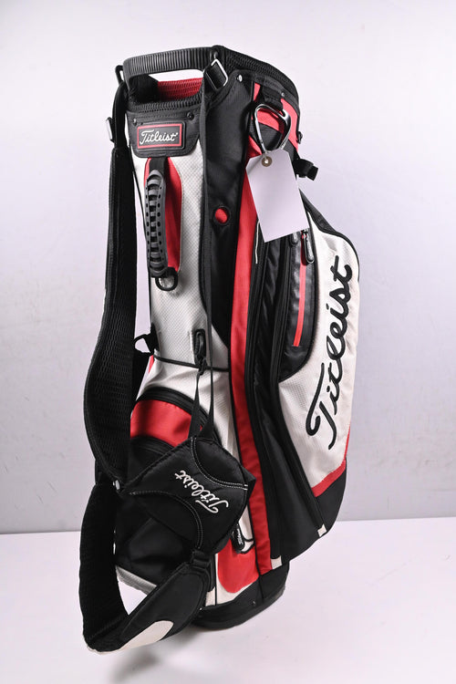Titleist Stand Bag / 4-Way Divider / Black, White, Red