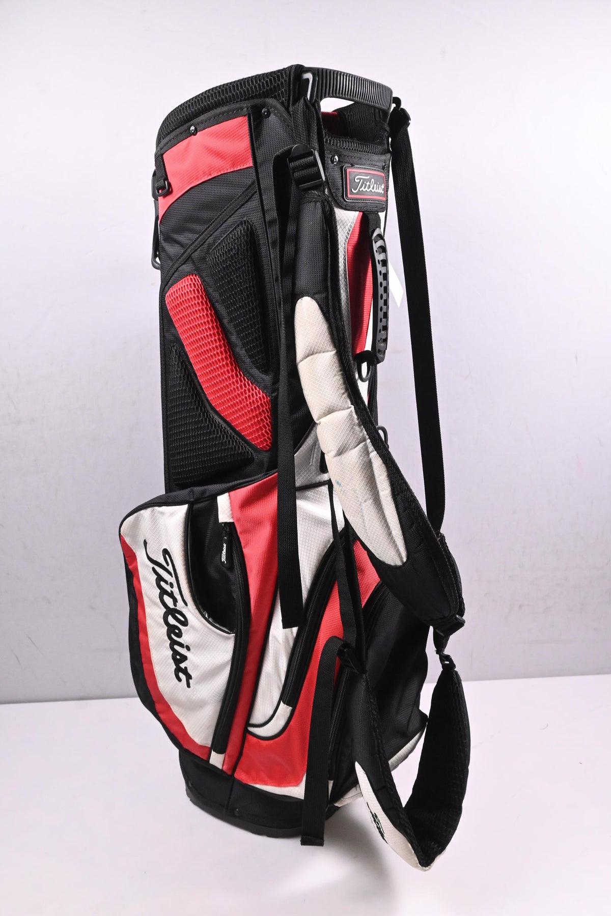 Titleist Stand Bag / 4-Way Divider / Black, White, Red