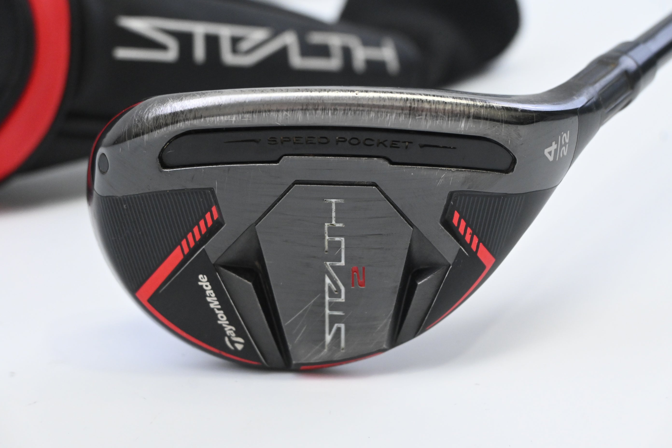 Taylormade Stealth 2 #4 Hybrid / 22 Degree / Regular Flex Fujikura Ventus TR Red