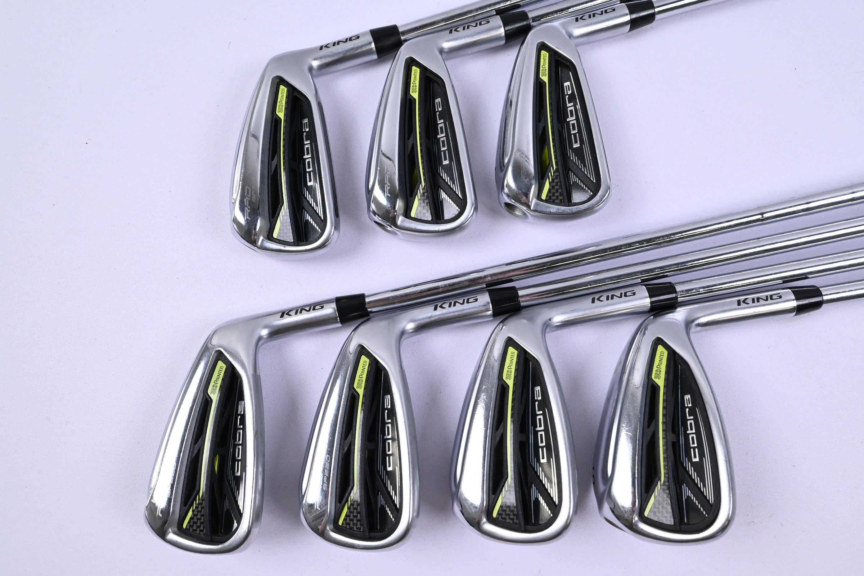 Cobra King Radspeed Irons / 5-PW+GW / Regular Flex KBS Tour 90 Shaft