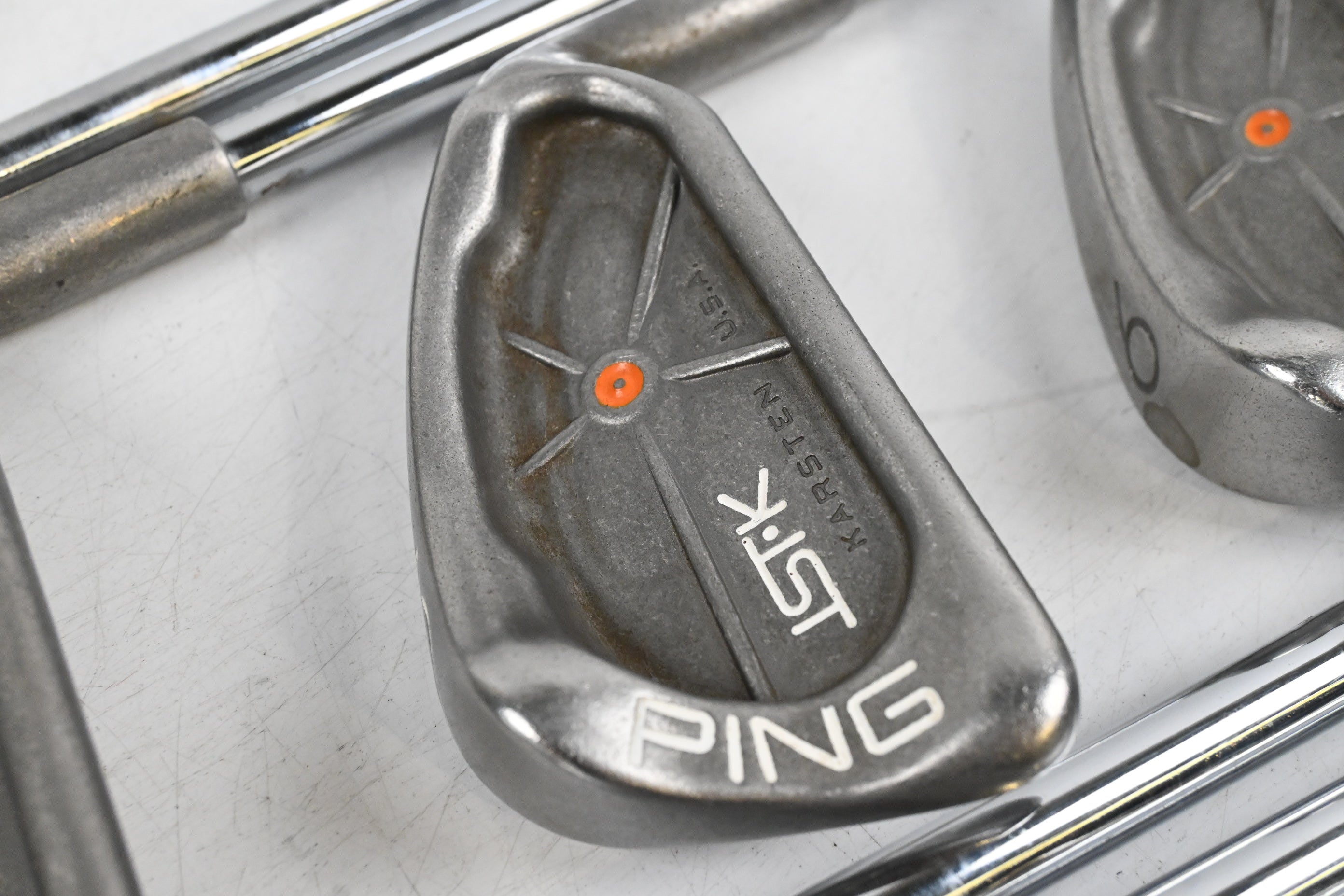 Ping ISI-K Irons / 3-PW+SW / Orange Dot / Stiff Flex Ping JZ Shafts