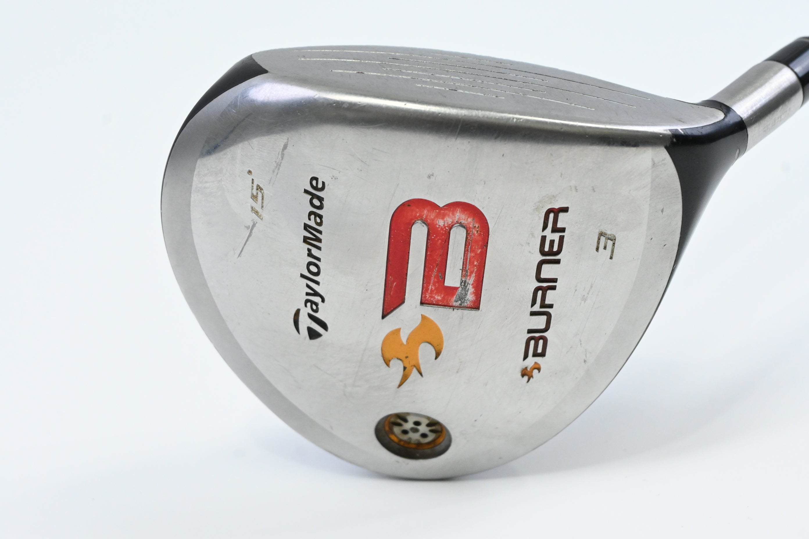 Taylormade Burner 2008 #3 Wood / 15 Degree / Stiff Flex Taylormade Reax 49 Shaft