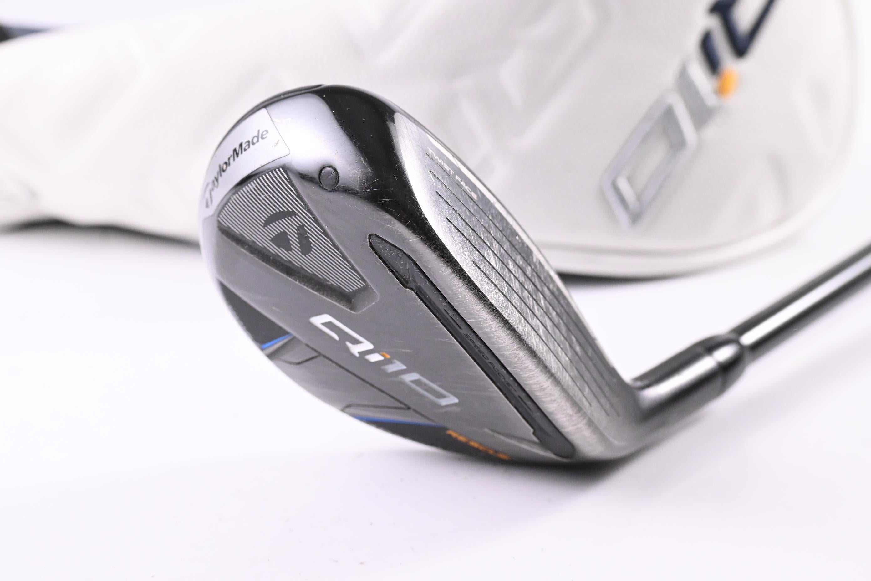 Taylormade Qi10 #4 Hybrid / 22 Degree / Stiff Flex HZRDUS GEN4 Black 90 Shaft