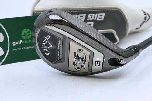 Callaway Great Big Bertha 2023 #3 Hybrid / 18 Degree / Stiff Flex Aldila RIP 85