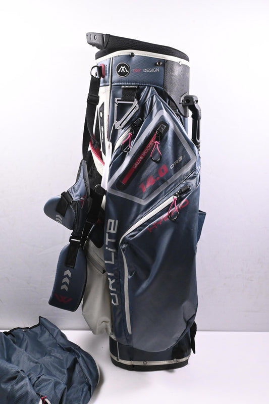 Big Max 14.0 Org Hybrid Stand Bag / 14-Way Divider / Blue, White