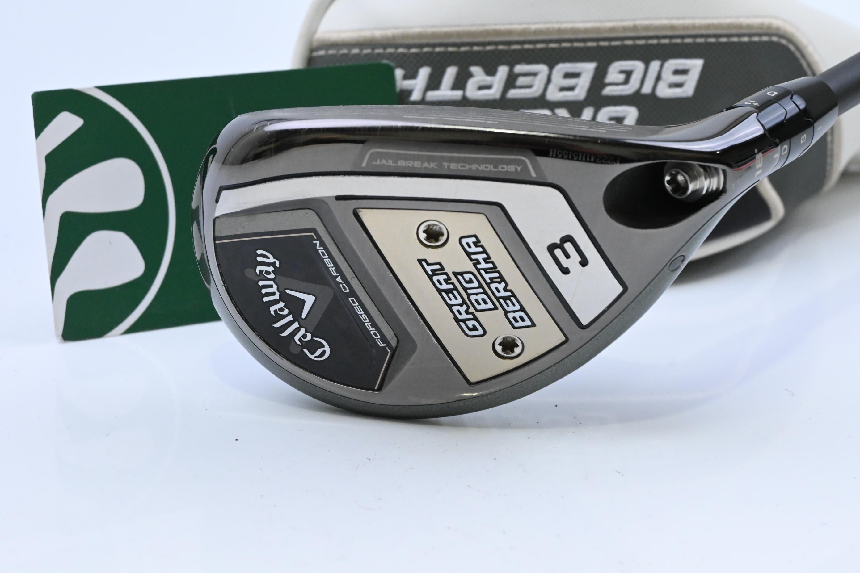 Callaway Great Big Bertha 2023 #3 Hybrid / 18 Degree / Stiff Flex Aldila RIP 85
