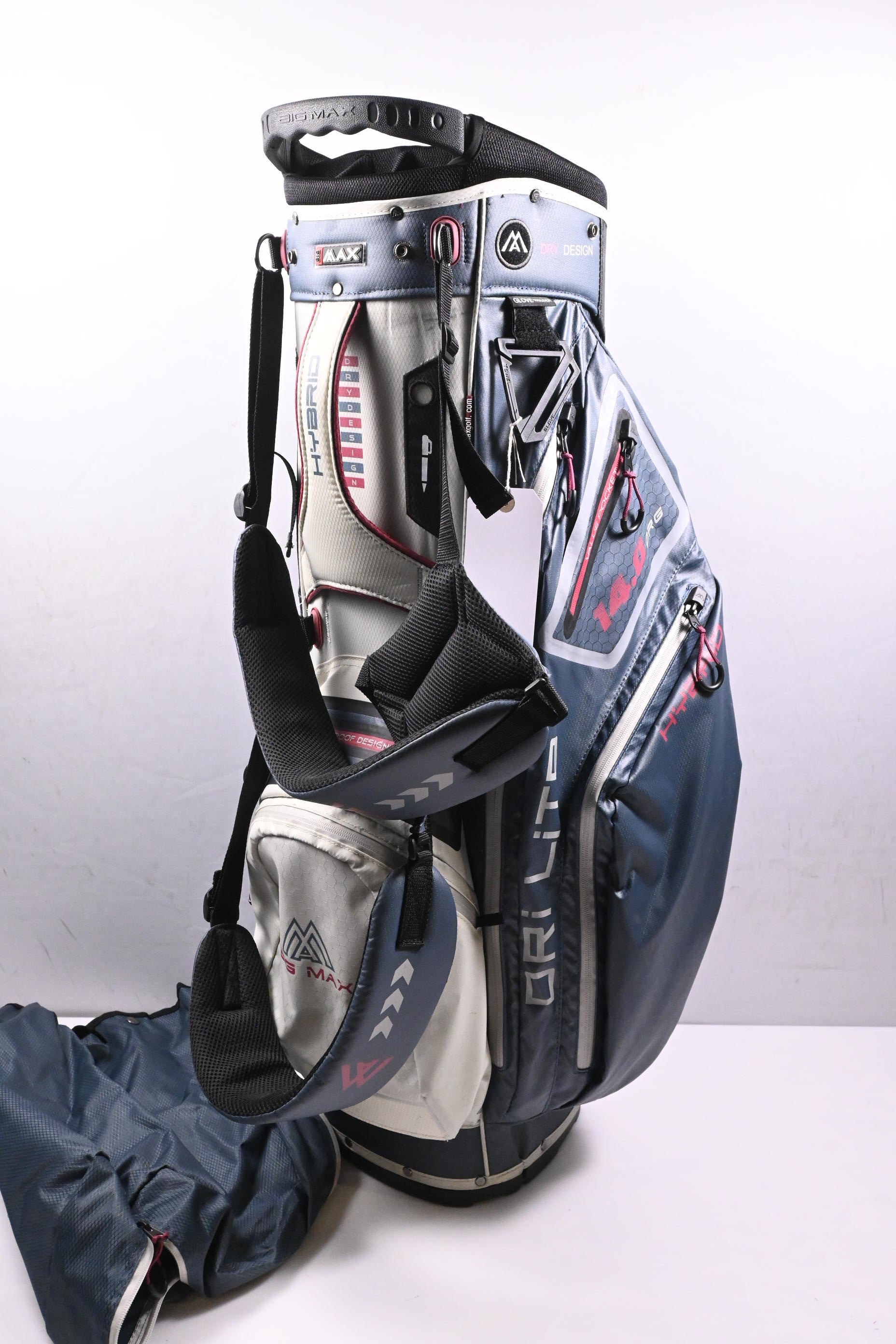 Big Max 14.0 Org Hybrid Stand Bag / 14-Way Divider / Blue, White