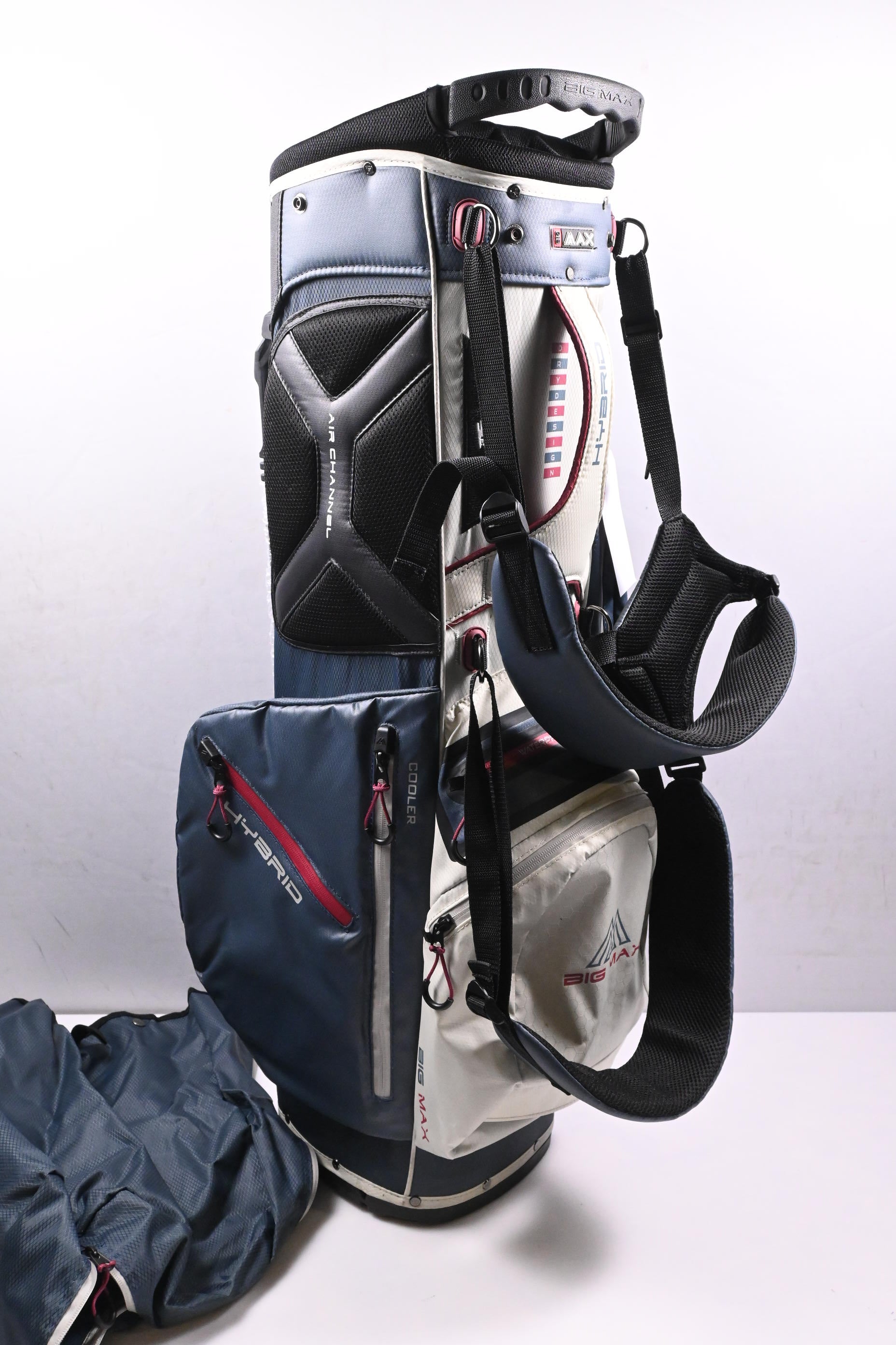 Big Max 14.0 Org Hybrid Stand Bag / 14-Way Divider / Blue, White