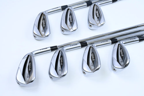 Ping G425 Irons / 5-PW+SW / Black Dot / Regular Flex Ping AWT 2.0 Shafts