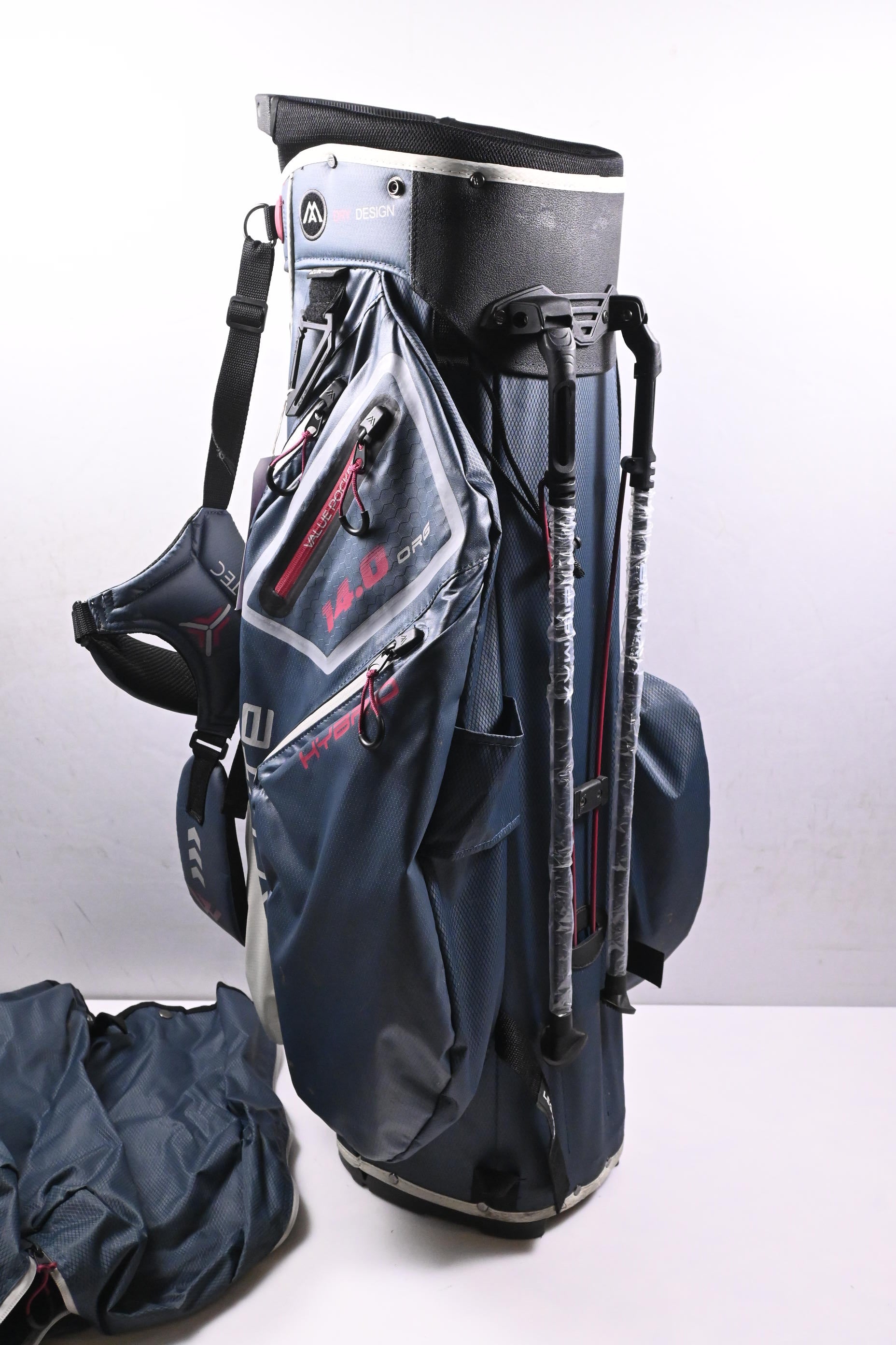 Big Max 14.0 Org Hybrid Stand Bag / 14-Way Divider / Blue, White