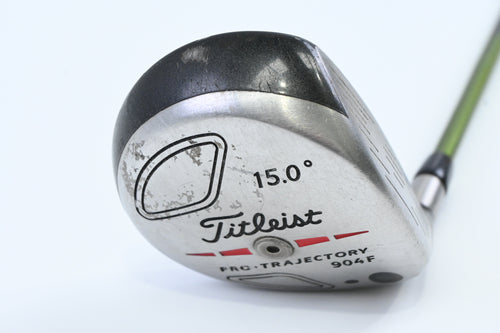 Titleist 904 F #3 Wood / 15 Degree / Stiff Flex Aldila NV 75 Shaft